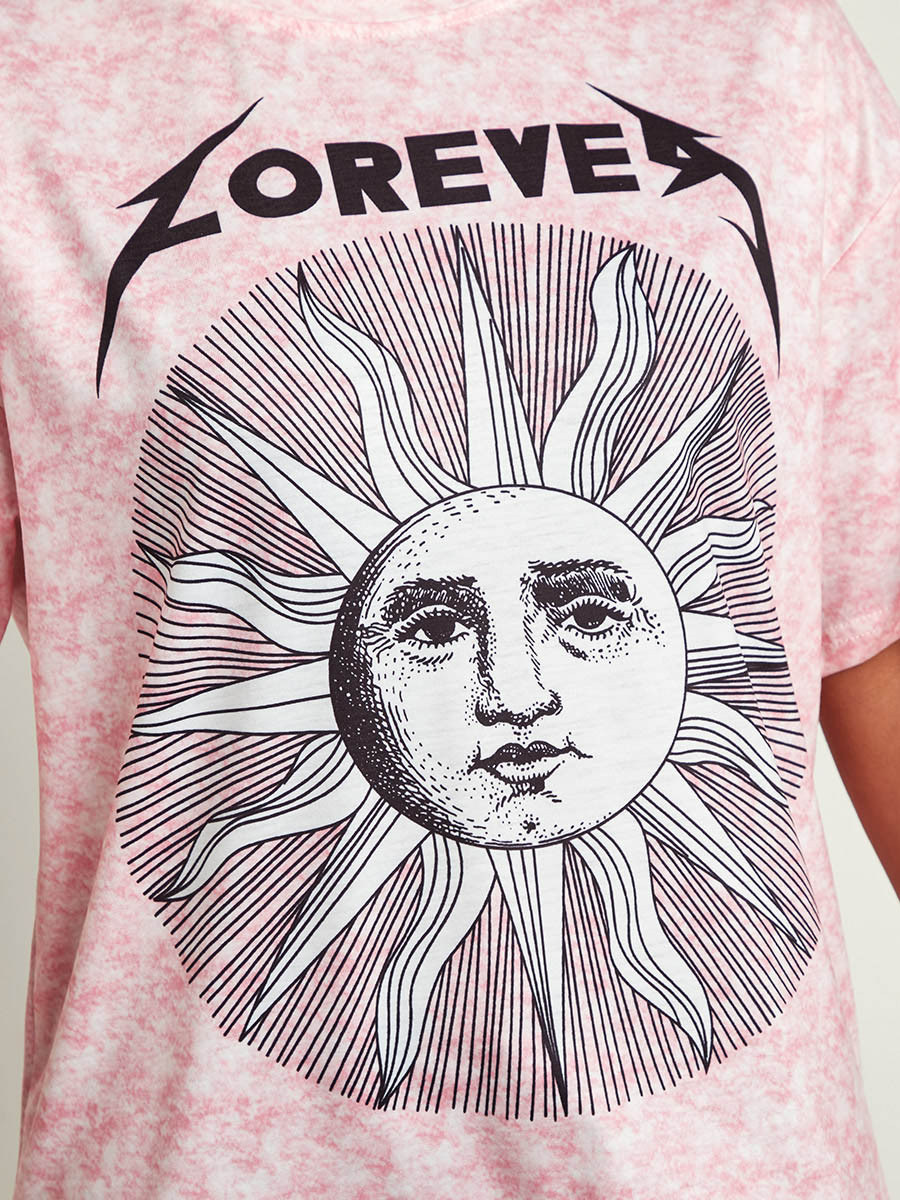 تيشيرت مطبوع فضفاض من ستايلي-women-clothing-tshirts-image-4