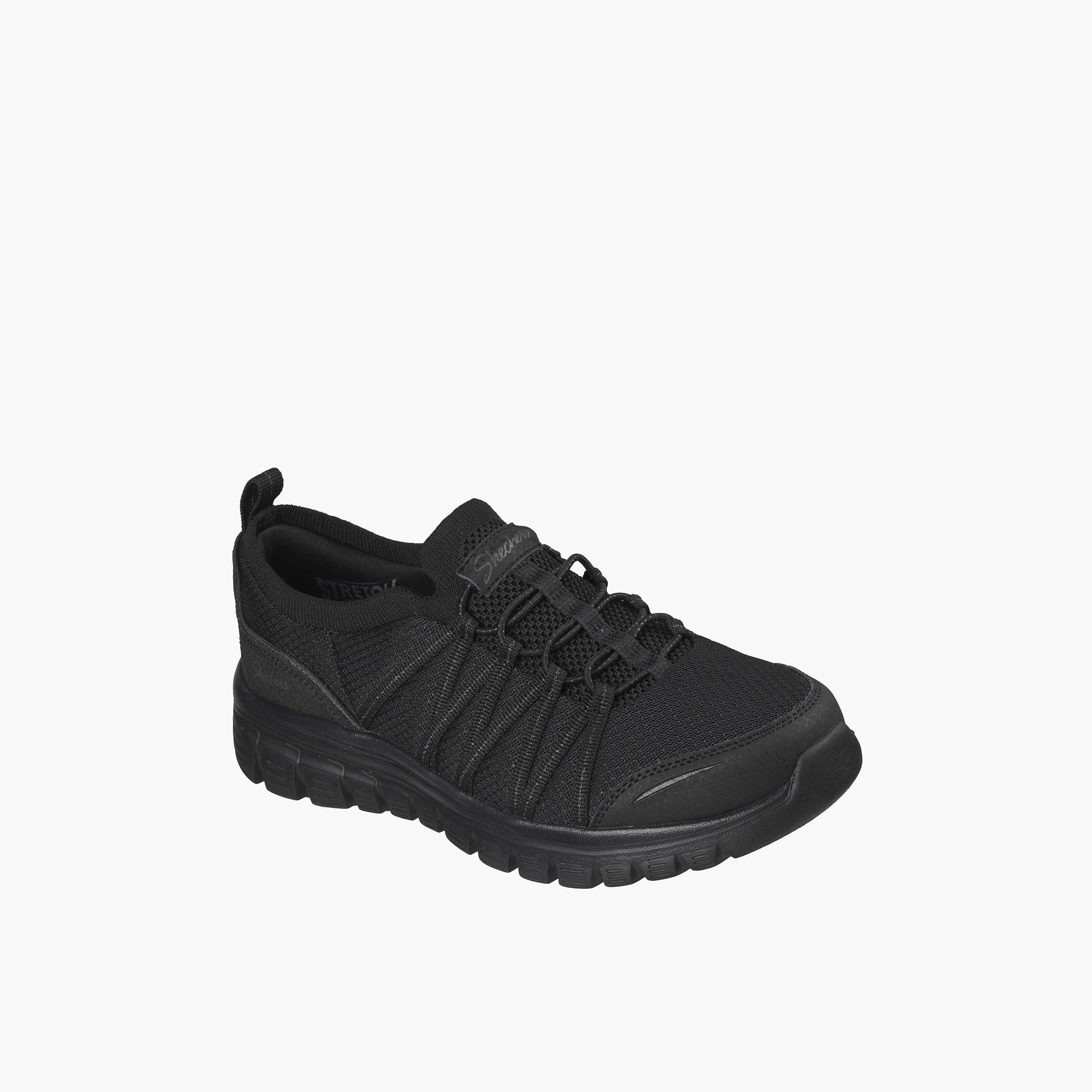 Skechers Women Graceful Slip-On Ankle Sneakers-sports-women-shoes-image-1
