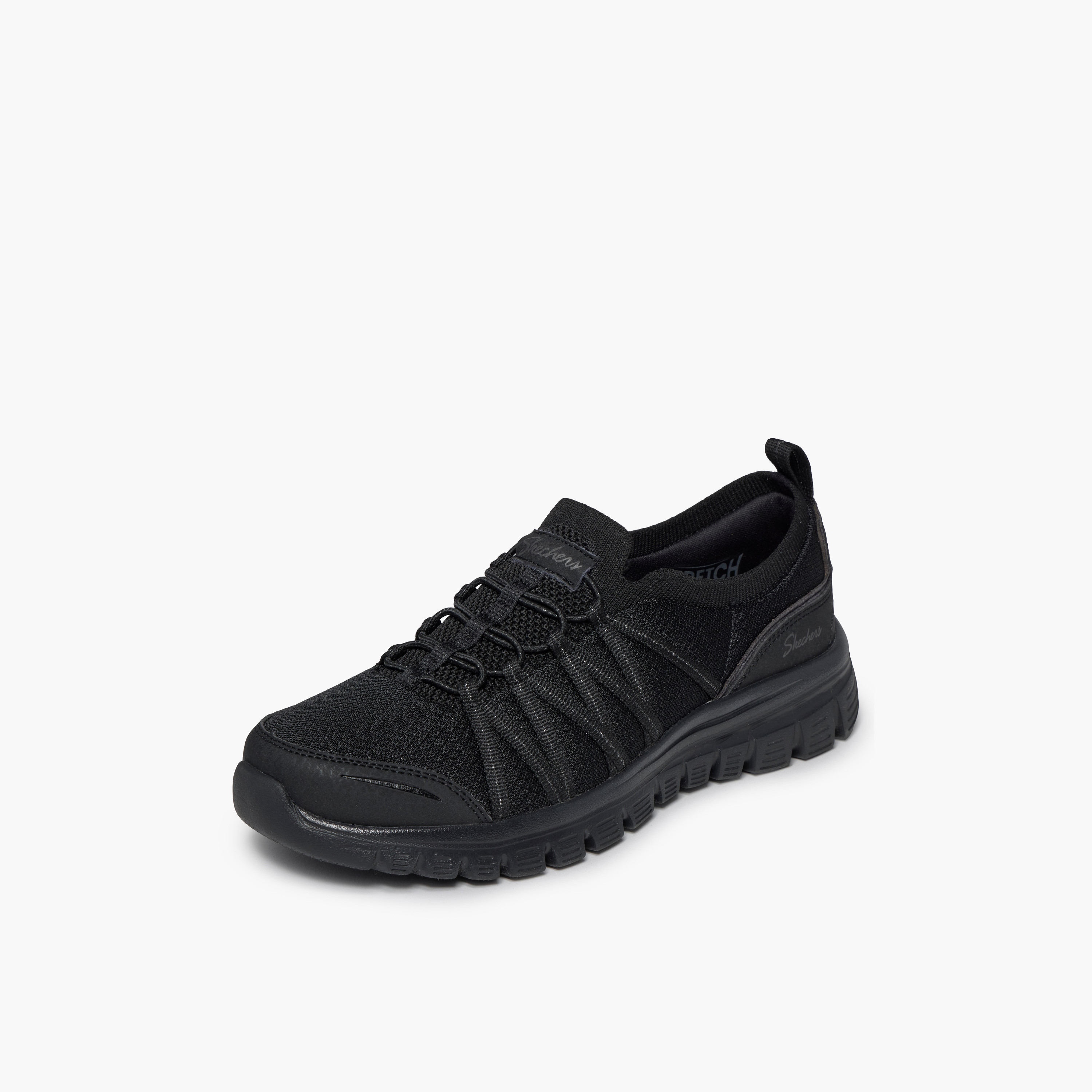 Skechers Women Graceful Slip-On Ankle Sneakers-sports-women-shoes-image-4