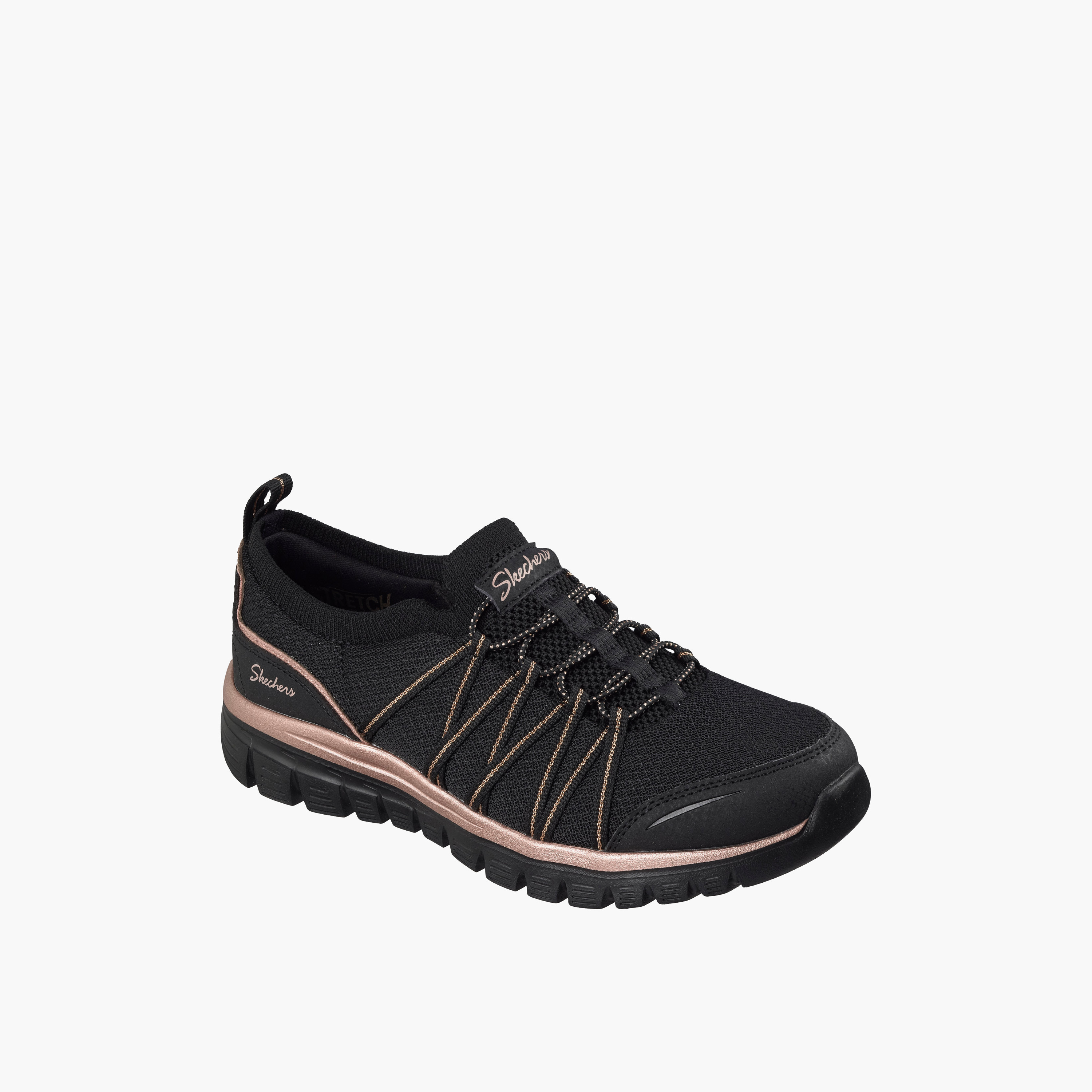 Skechers Women GRACEFUL Slip-On Ankle Sneakers-sports-women-shoes-image-1
