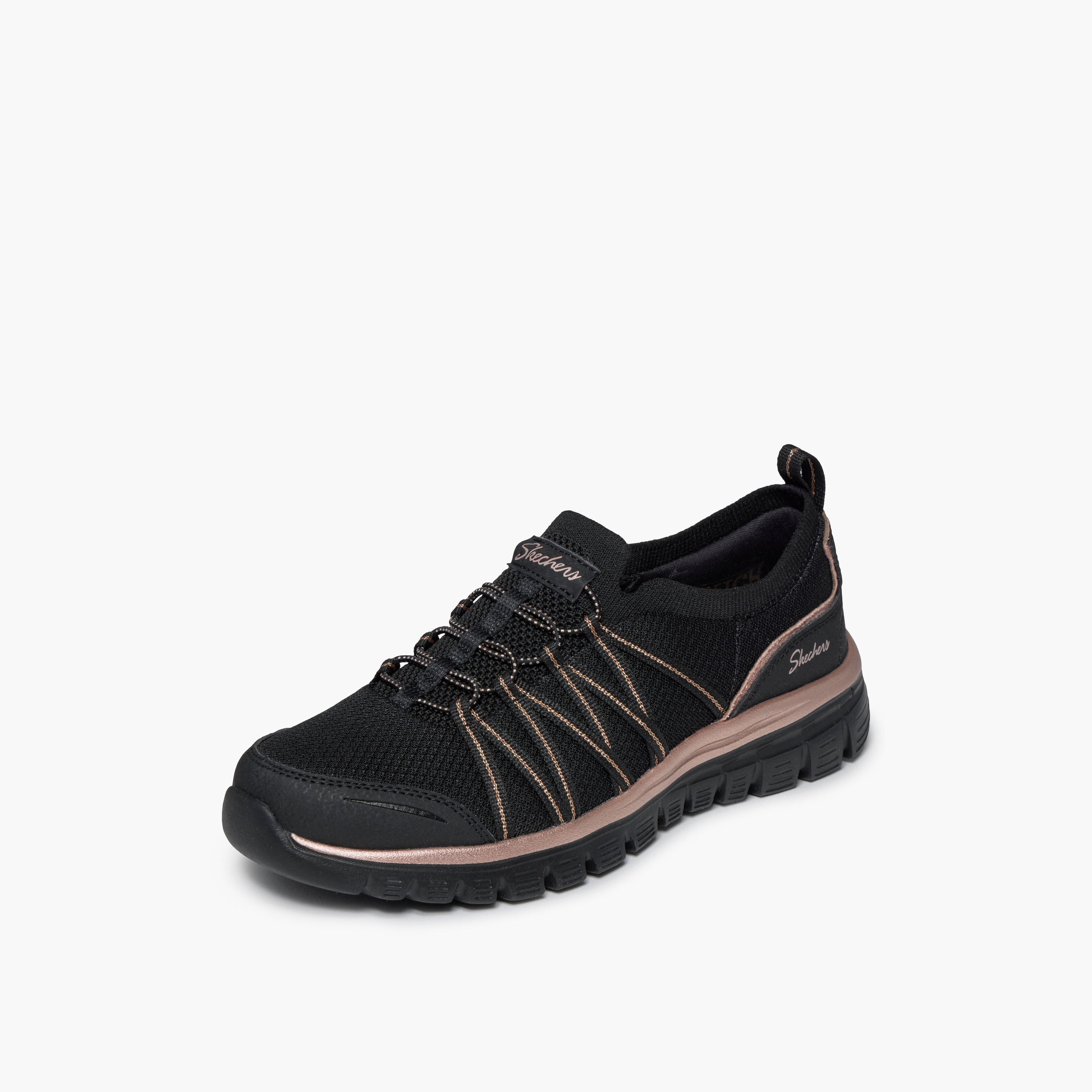 Skechers Women GRACEFUL Slip-On Ankle Sneakers-sports-women-shoes-image-4
