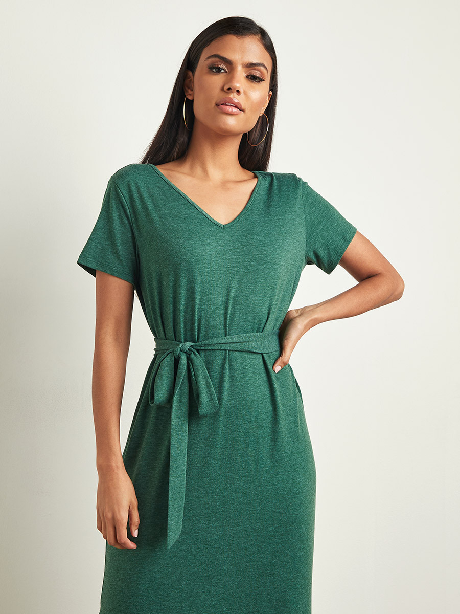 فستان طويل بحزام من ستايلي-women-clothing-dresses-image-2