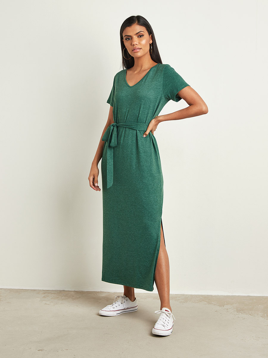 فستان طويل بحزام من ستايلي-women-clothing-dresses-image-4