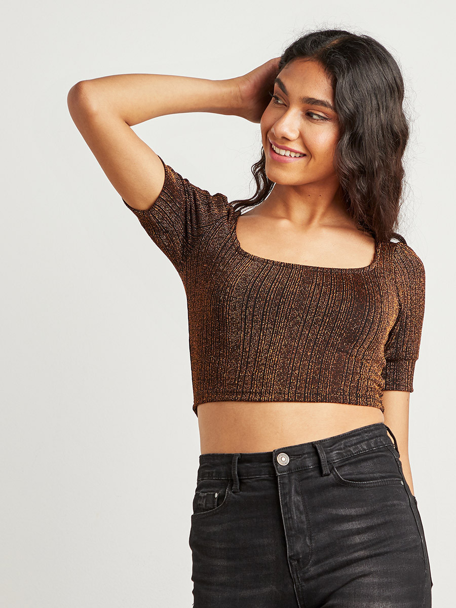 بلوزة قصيرة من ستايلي-women-clothing-shirtsandblouses-blouses-image-1