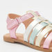 Little Missy Strappy Flat Sandals with Hook and Loop Closure-Girl%27s Sandals-thumbnailMobile-3
