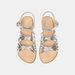 Little Missy Strappy Slip-On Sandals with Hook and Loop Closure-Girl%27s Sandals-thumbnailMobile-0