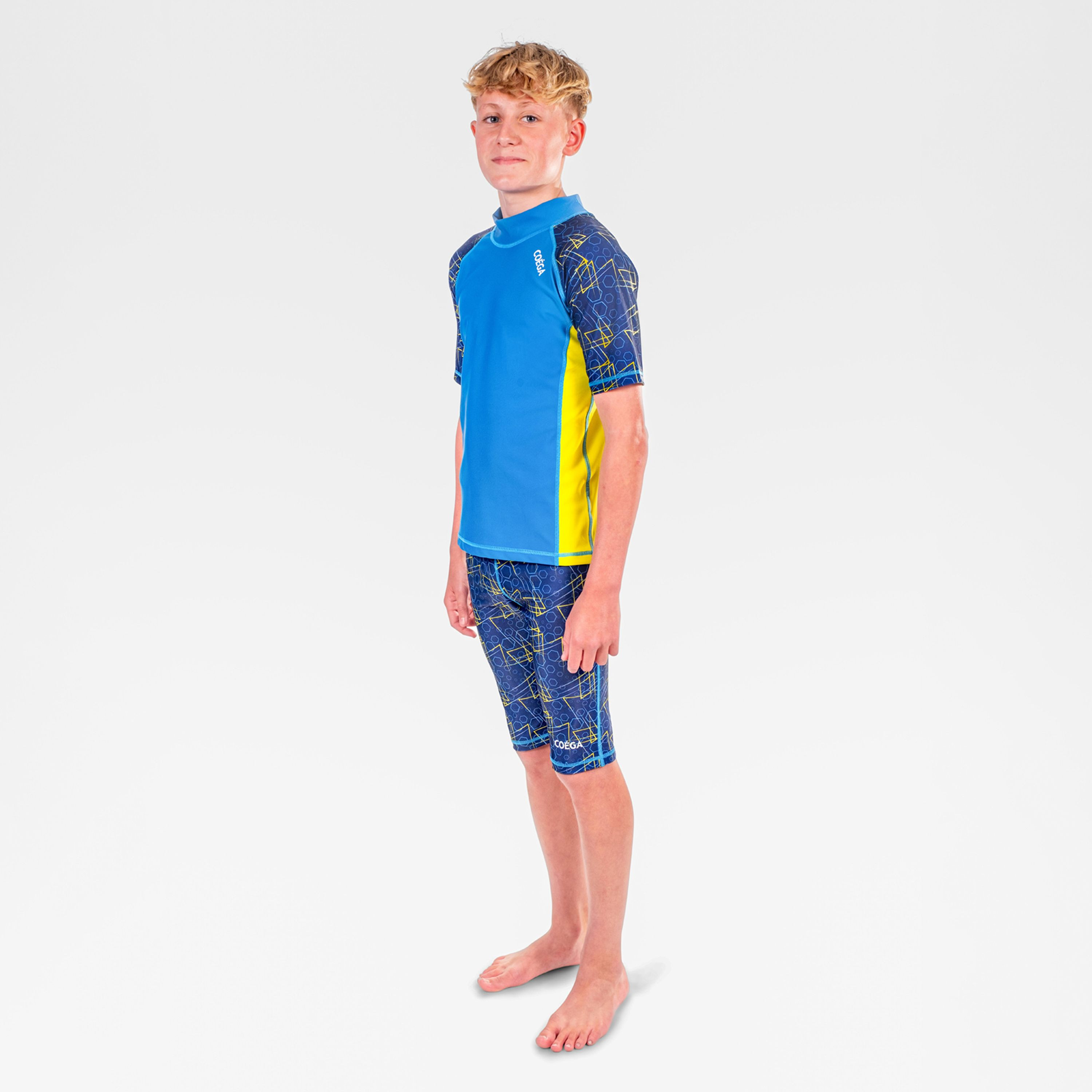 كويغا-  سترة سباحة واقية من الشمس أكمام قصيرة للأولاد-sports-boys-clothing-swimwear-image-3