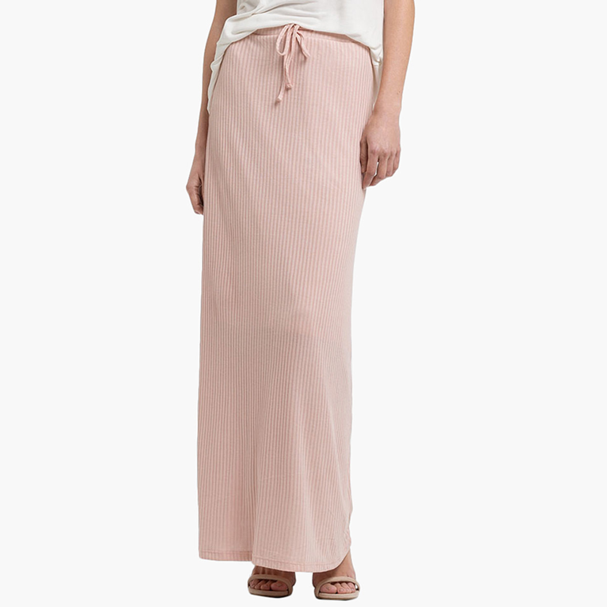 تنورة واسعة بارزة الملمس بحزام خصر من رينا-women-clothing-bottoms-skirts-image-6