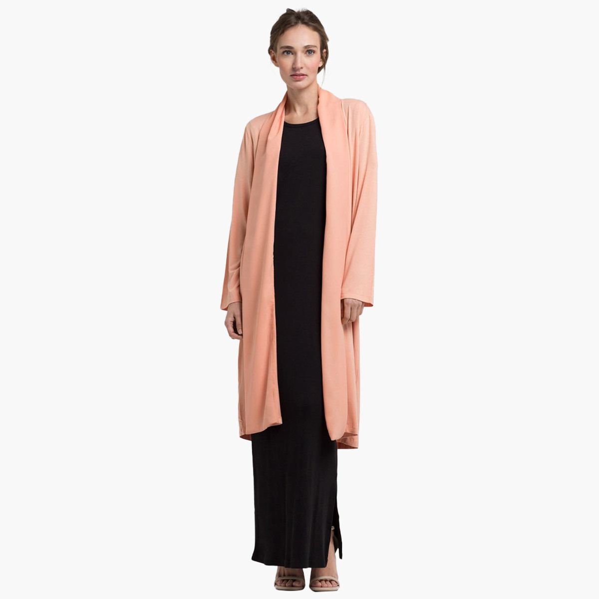 Rina Solid Longline Cardigan with Long Sleeves-women-winterwear-cardigansandjumpers-cardigans-image-1