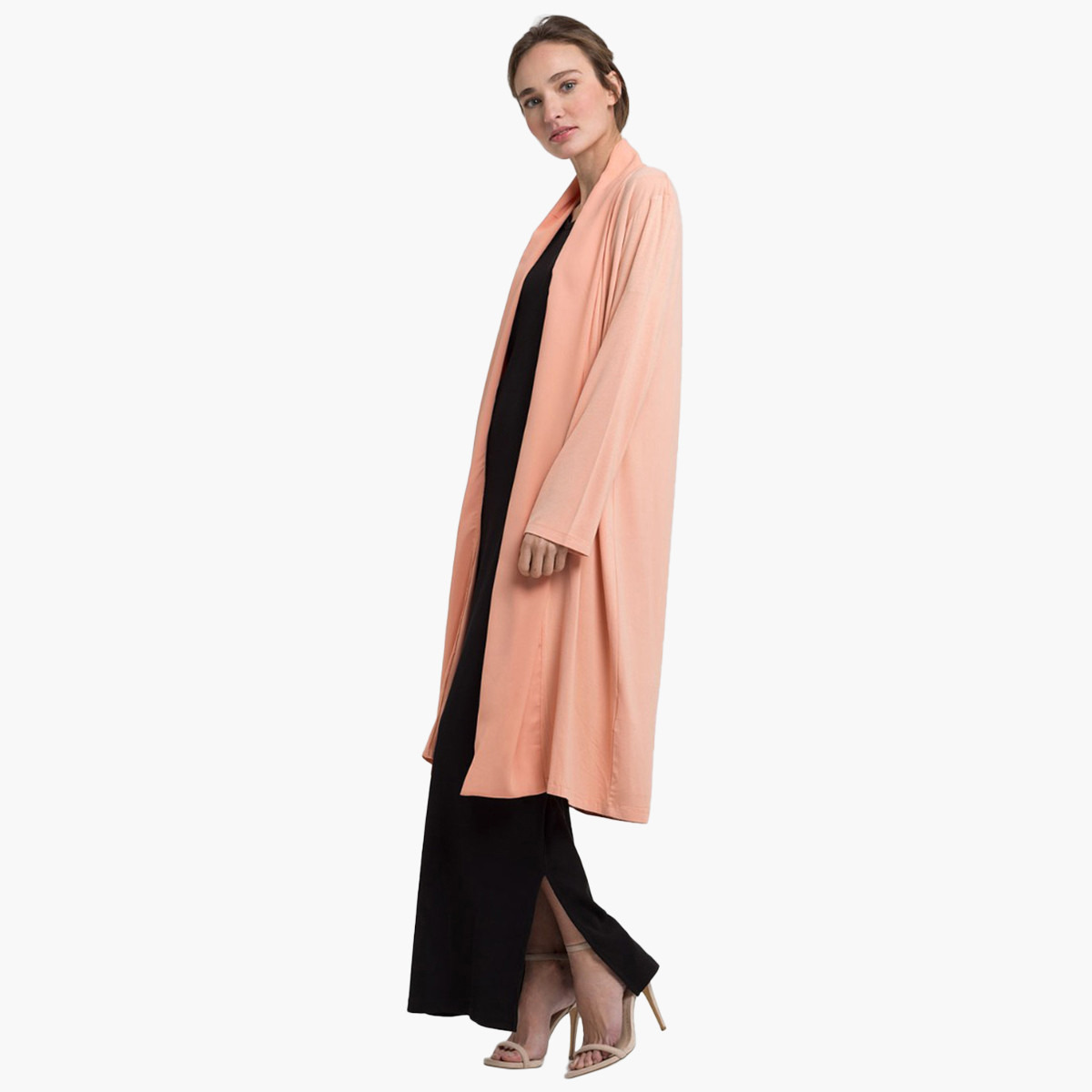 Rina Solid Longline Cardigan with Long Sleeves-women-winterwear-cardigansandjumpers-cardigans-image-2
