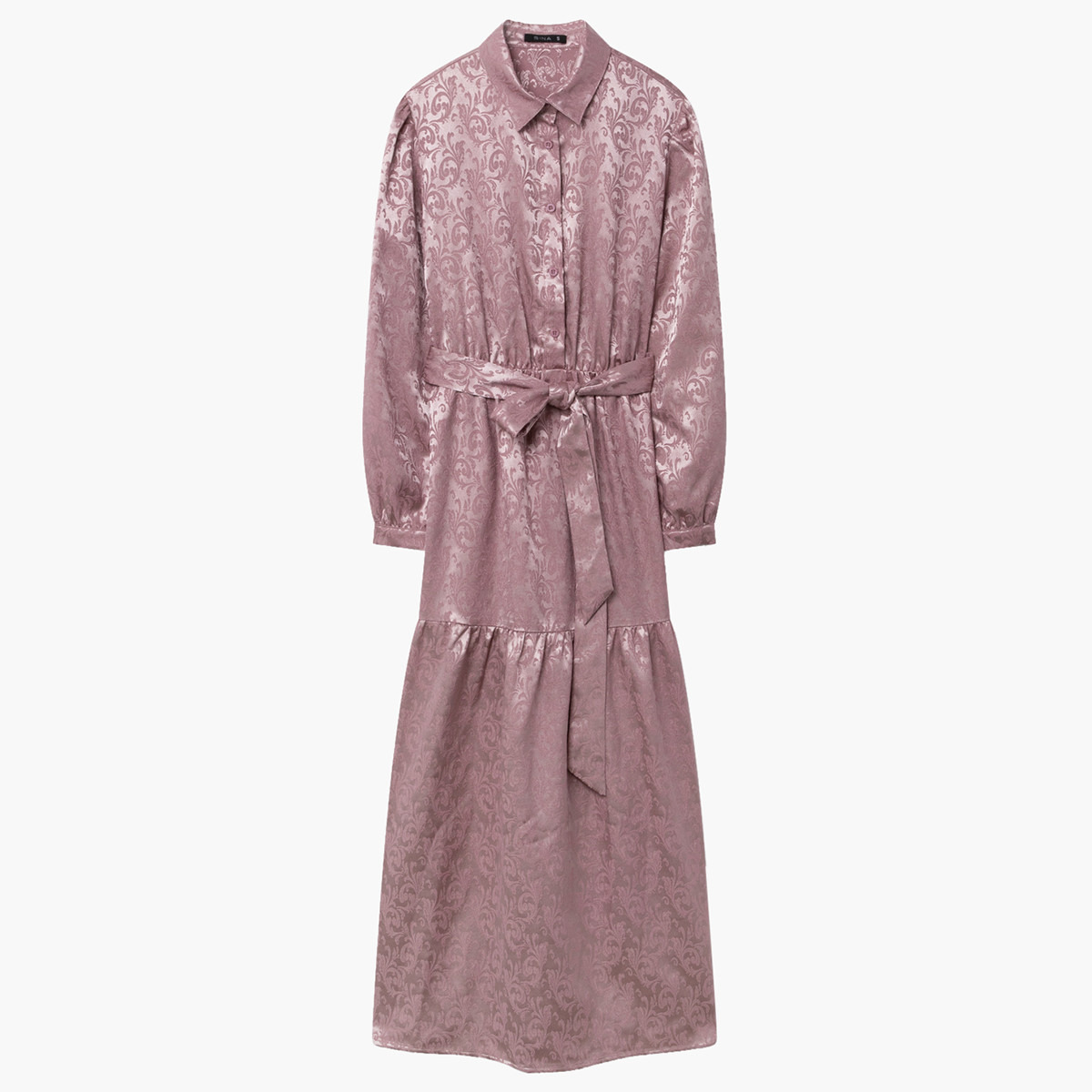 Rina Paisley Midi A-line Dress with Belted Waist-women-clothing-dresses-image-5