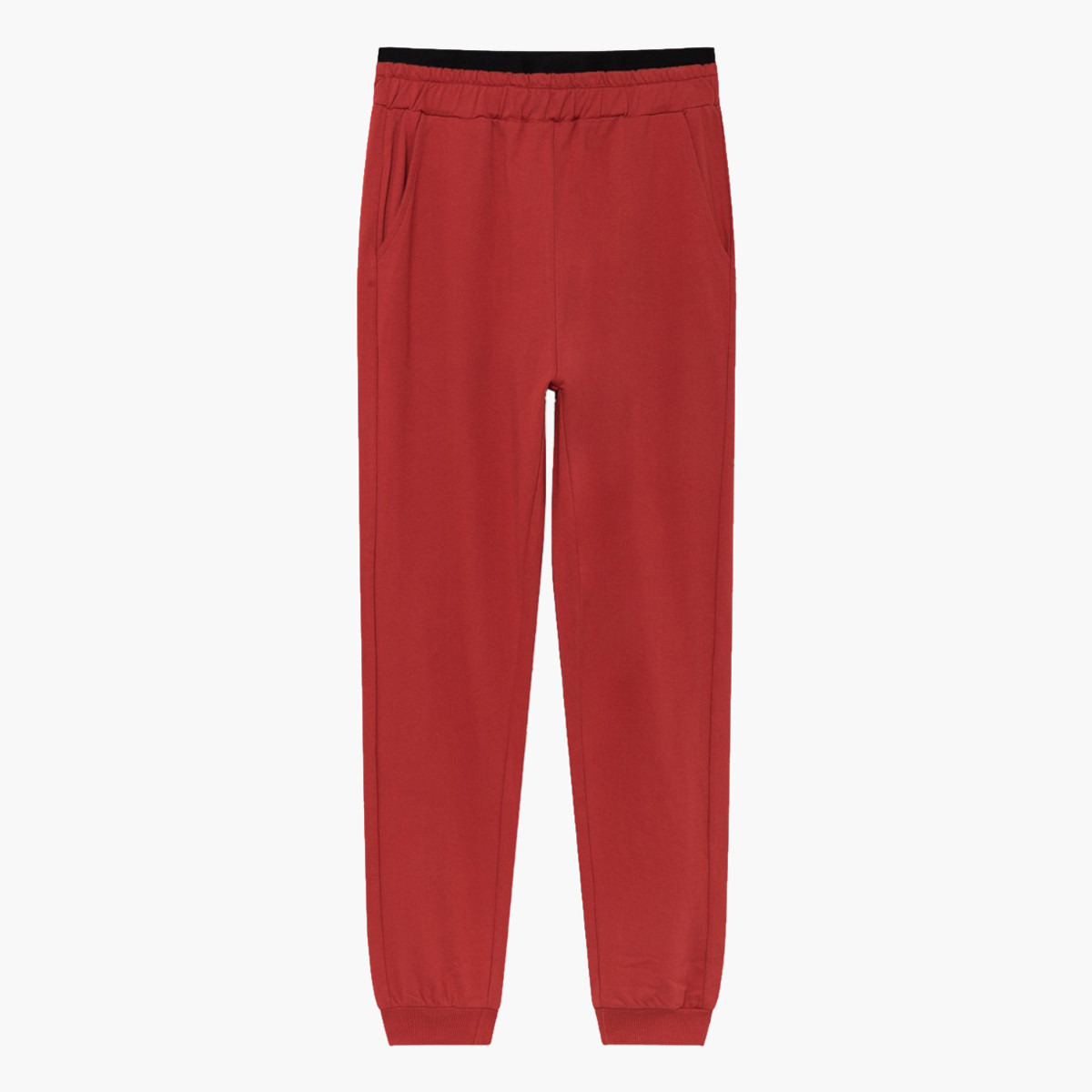 Rina Solid Joggers with Elasticated Waist and Pockets-women-clothing-bottoms-joggers-image-5