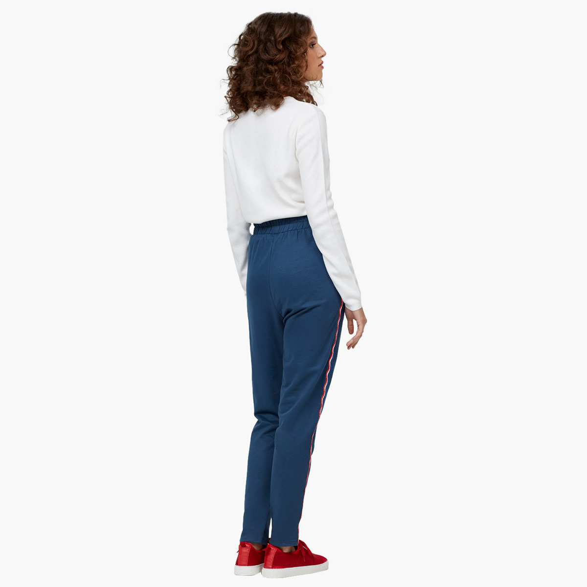 Rina Solid Trouser with Tape Detail and Drawstring Closure-women-clothing-bottoms-trousers-image-4