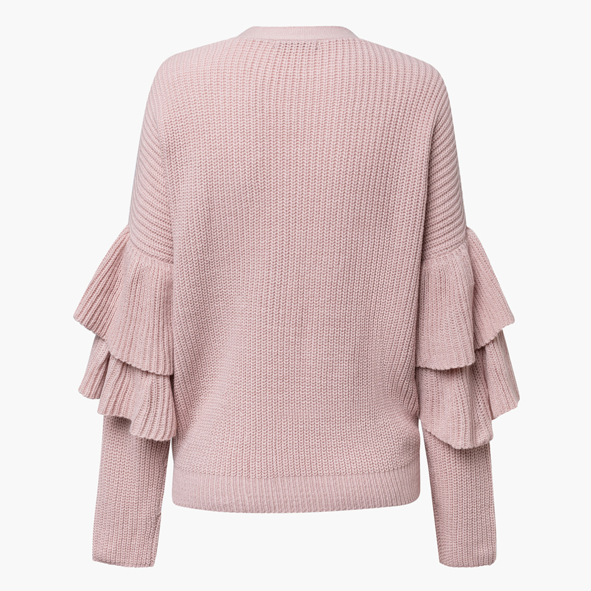كارديجن بارز الملمس بأكمام طويلة وتفاصيل كشكشة من رينا-women-clothing-cardigansandjumpers-cardigans-image-2