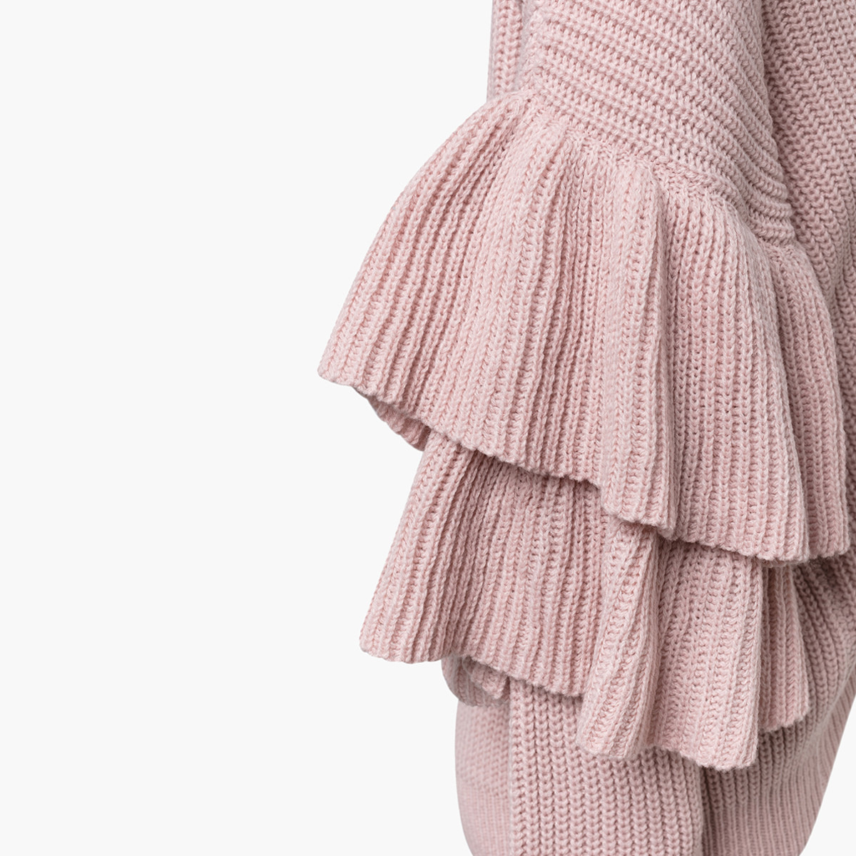 كارديجن بارز الملمس بأكمام طويلة وتفاصيل كشكشة من رينا-women-clothing-cardigansandjumpers-cardigans-image-3