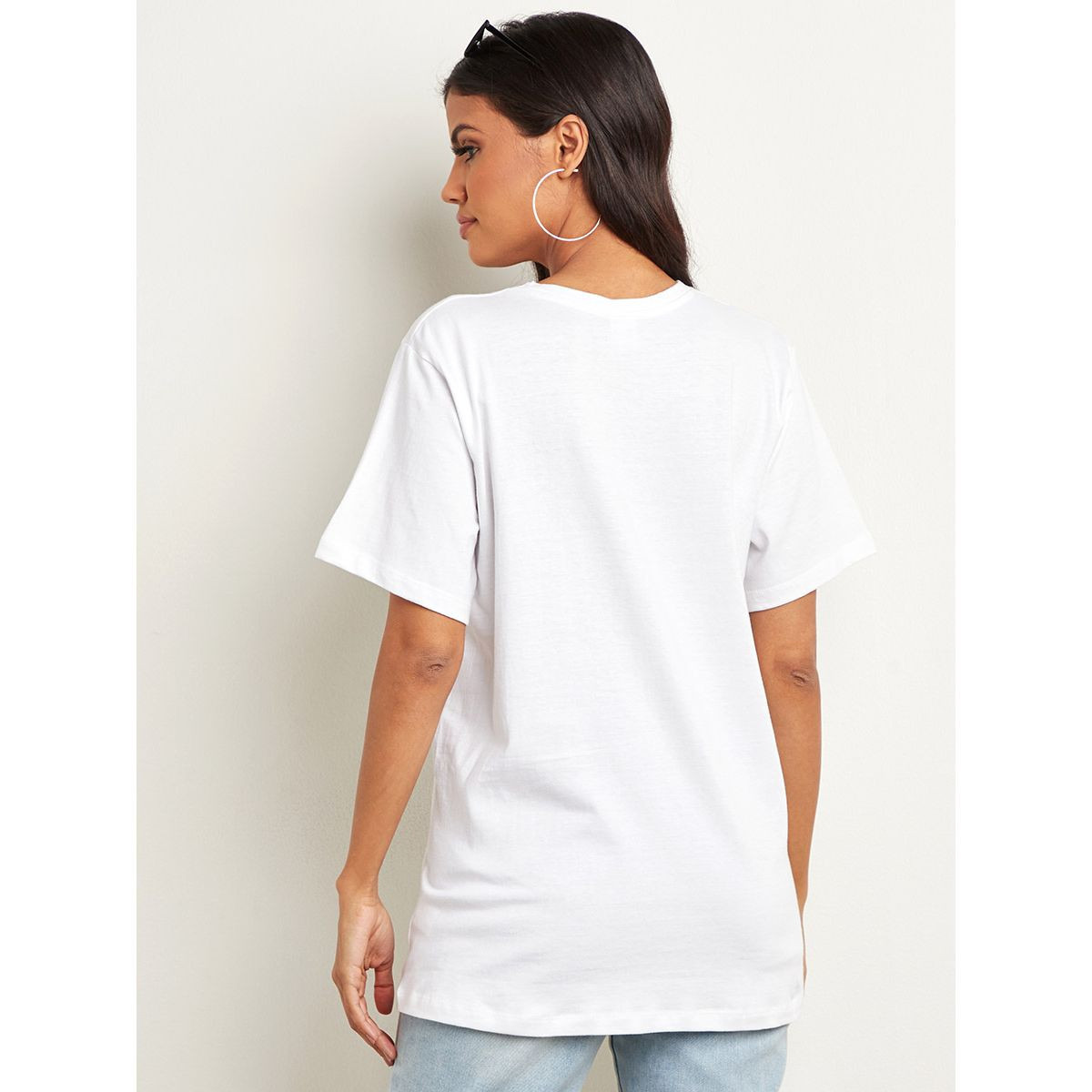 تيشيرت مطبوع بقصة واسعة من ستايلي-women-clothing-tshirts-image-4