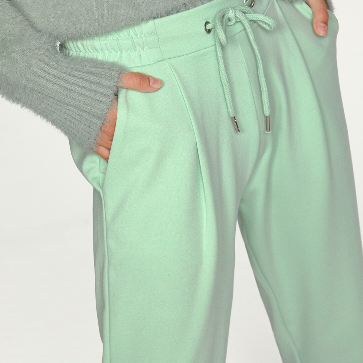 Rina Solid Joggers with Elasticated Waistband and Pockets-women-clothing-bottoms-joggers-image-2