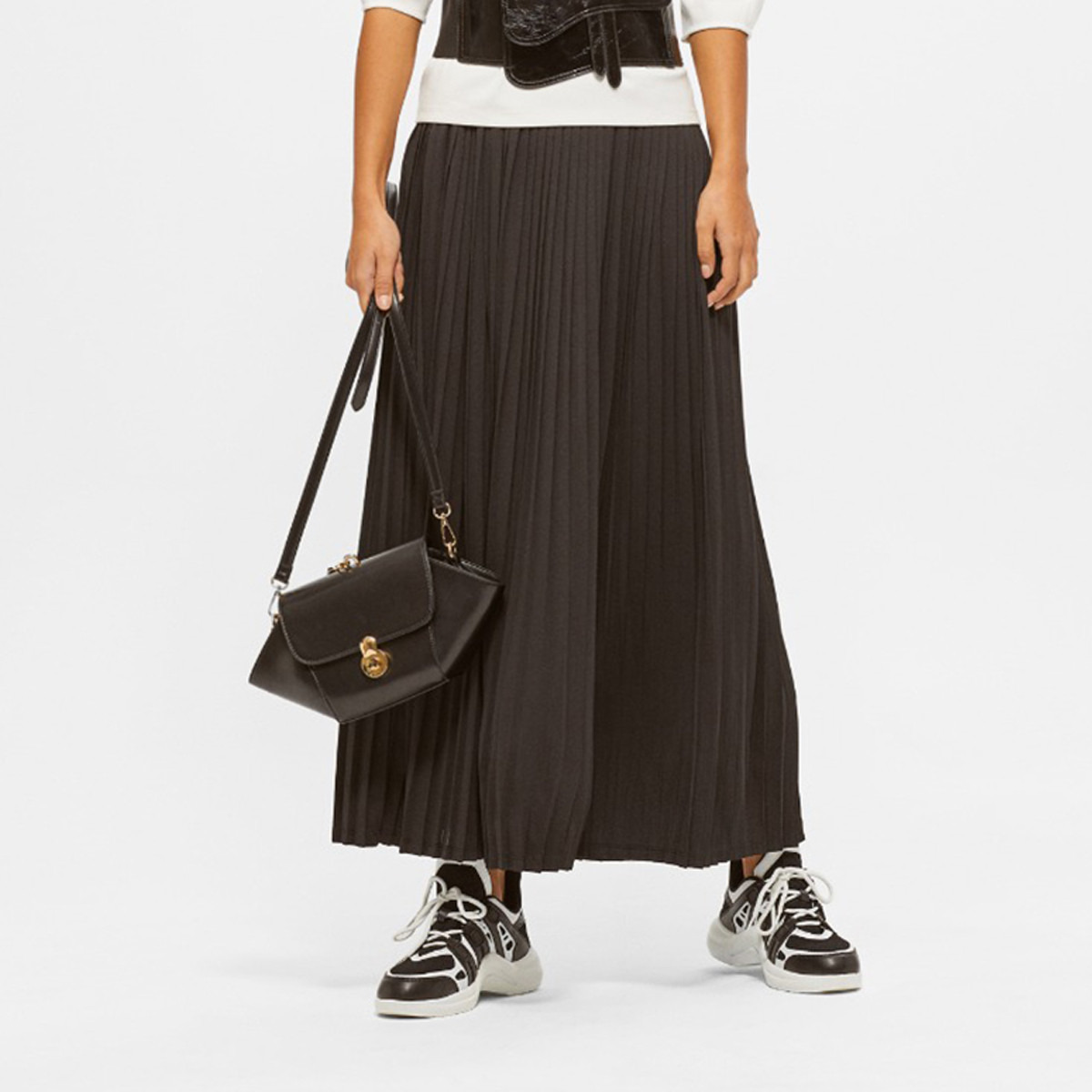 Rina Pleated Mid-Rise A-line Skirt-women-clothing-bottoms-skirts-image-1