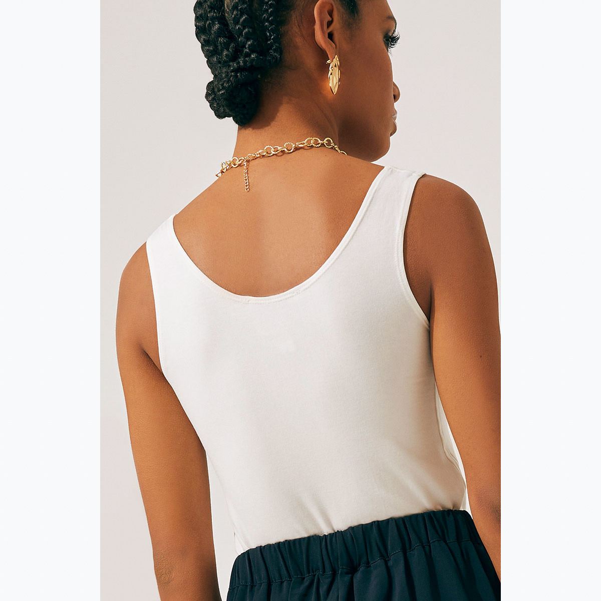 Rina Solid Sleeveless Vest with Scoop Neck-women-clothing-tshirts-image-2