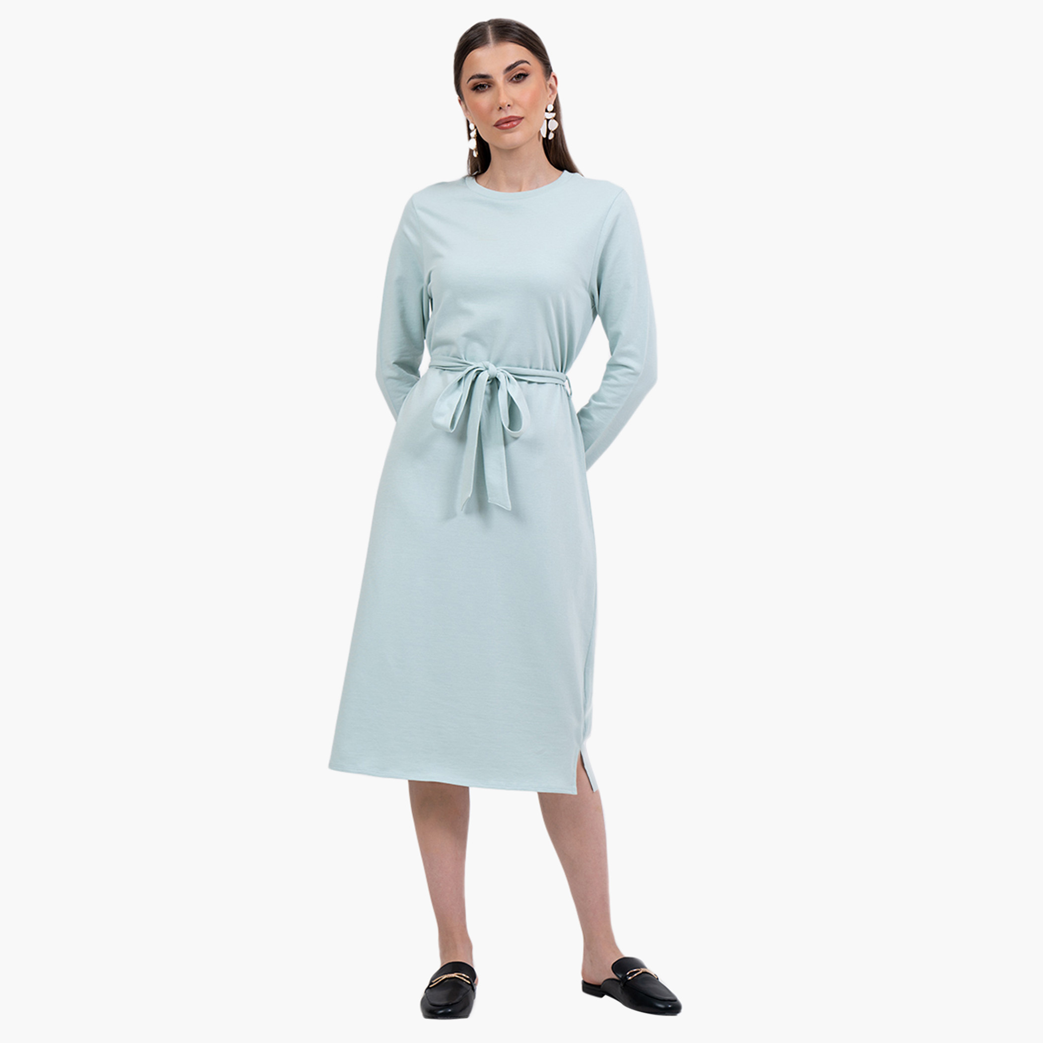 Rina Women Solid Midi Dress-women-clothing-dresses-image-2