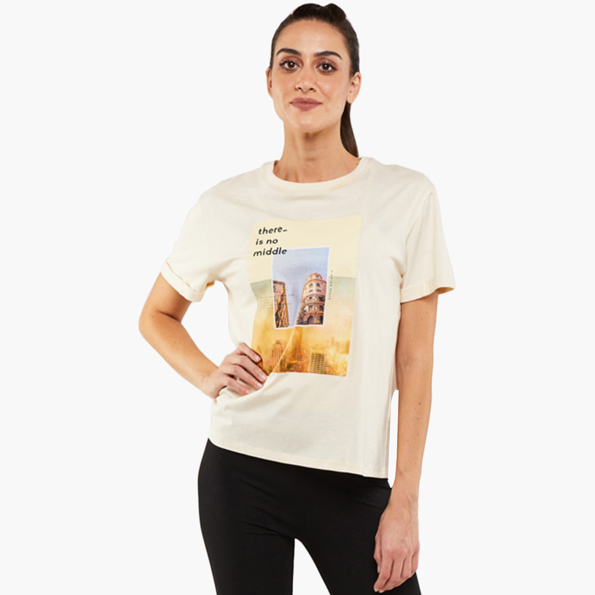 Rina Women Graphic Short Sleeves T-Shirt-women-clothing-tshirts-image-1