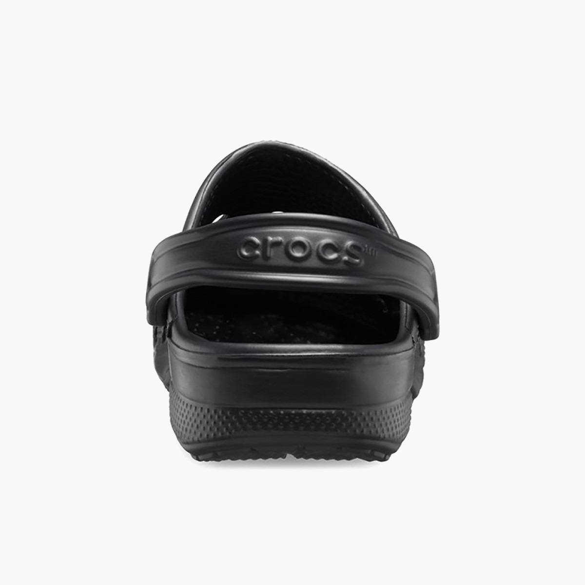 Crocs Unisex Black Round Toe Cut Out Detail Baya Clogs-women-shoes-sandals-flats-image-7