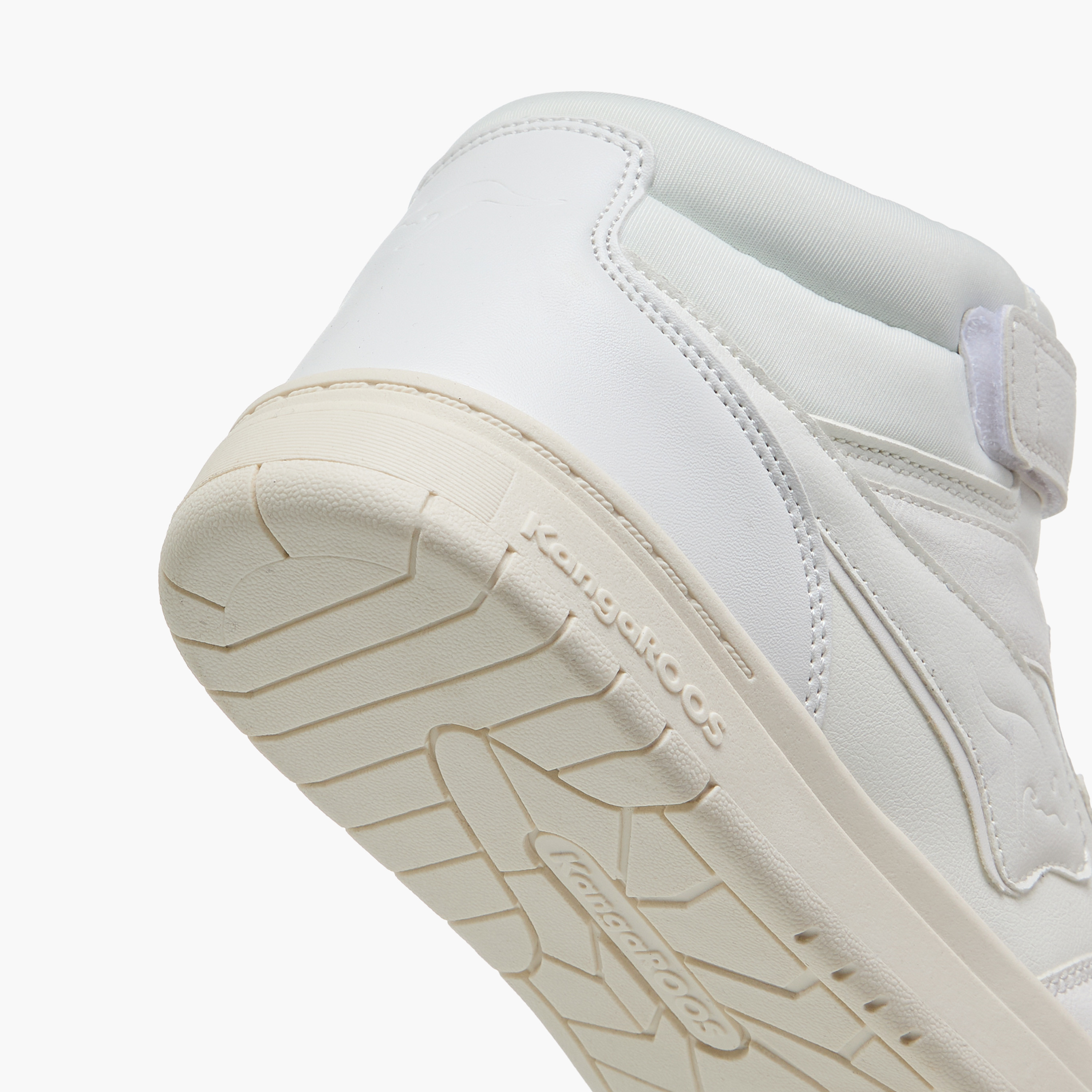 KangaROOS Women's Panelled High Top Sneakers with Hook and Loop Closure-women-shoes-sneakers-image-5