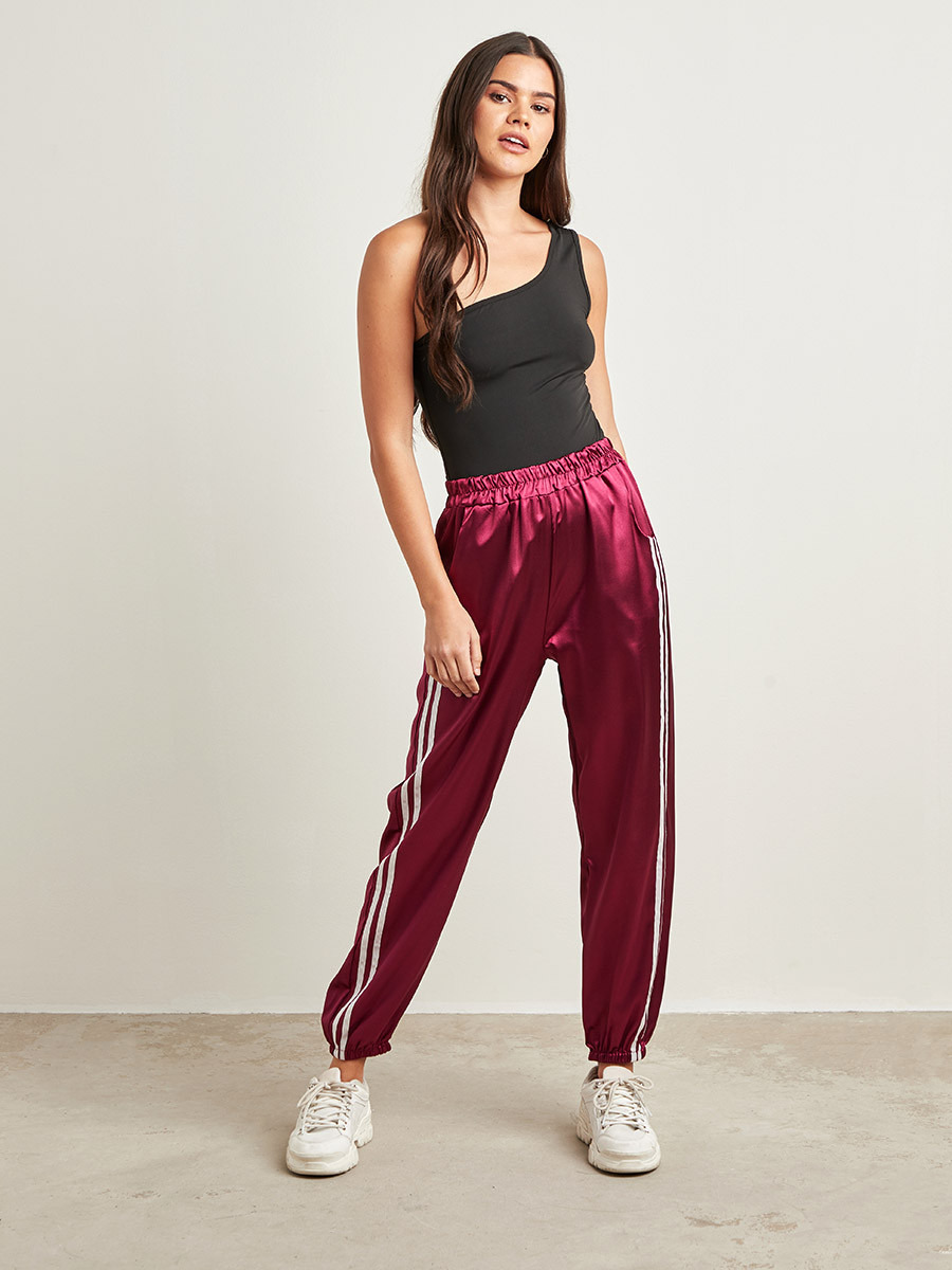 بنطلون رياضي بشريط جانبي من ستايلي-women-clothing-bottoms-joggers-image-2