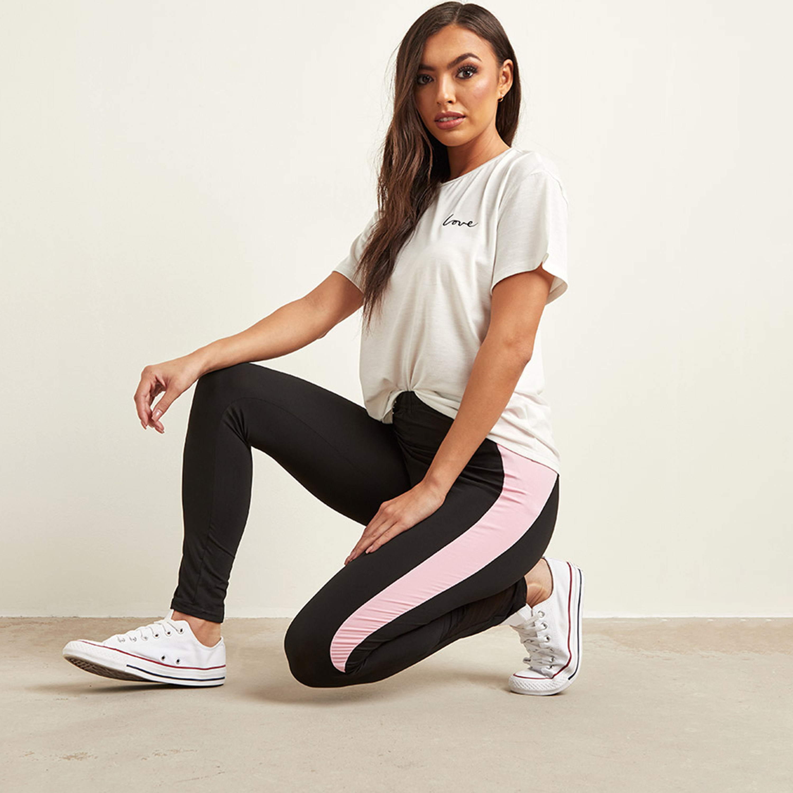 ليقنز خصر عالي بلونين من ستايلي-women-clothing-leggings-image-2