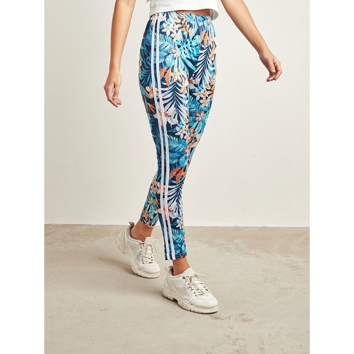 ليقنز مطبوع بخصر مطاطي من ستايلي-women-clothing-bottoms-leggings-image-1
