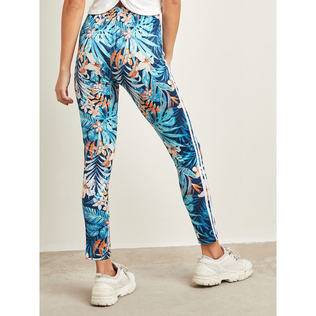 ليقنز مطبوع بخصر مطاطي من ستايلي-women-clothing-bottoms-leggings-image-4
