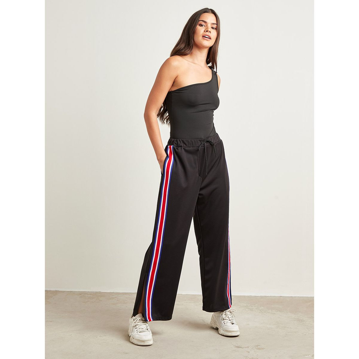 بنطلون واسع الأرجل بخط جانبي من ستايلي-women-clothing-trousers-image-2