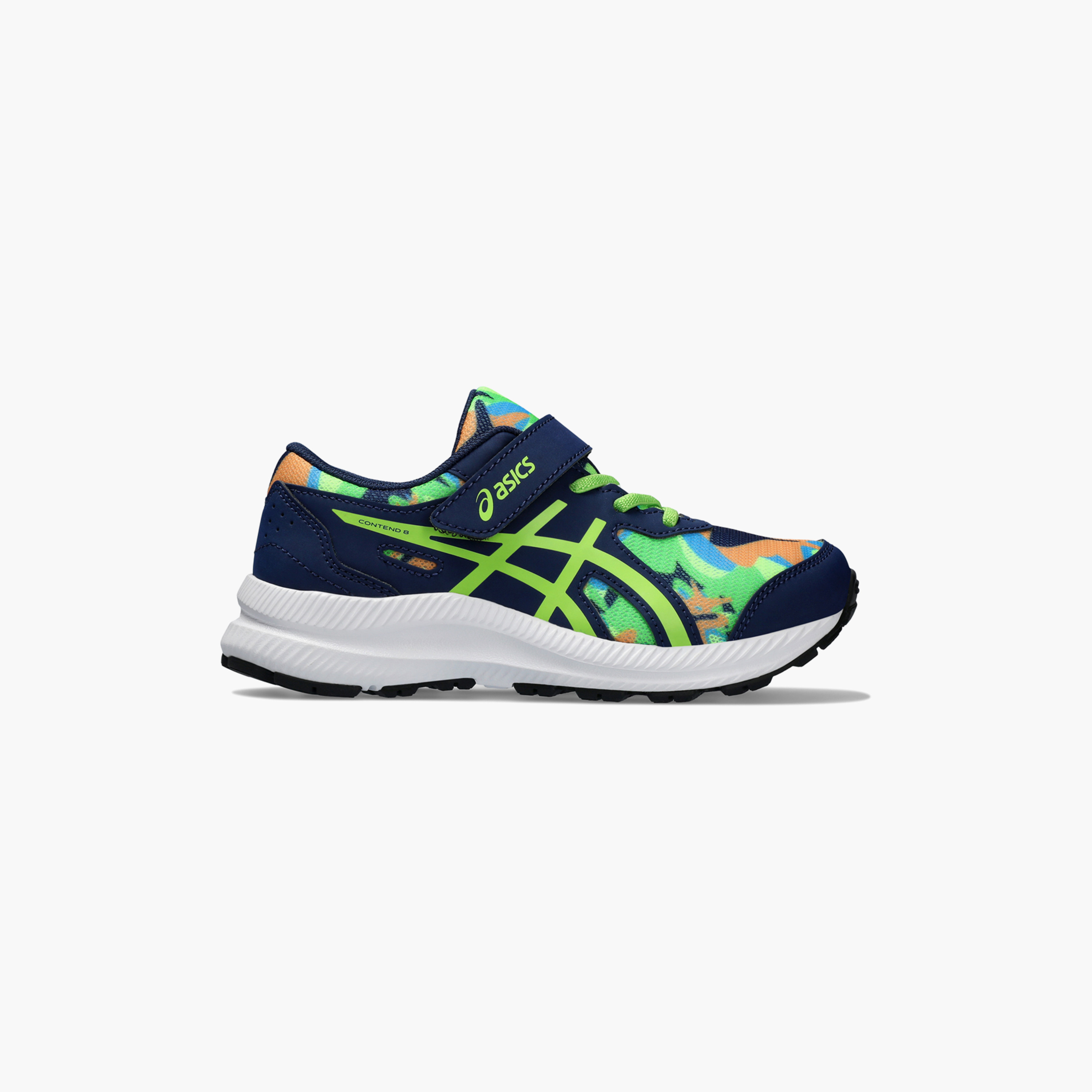 Asics Boys Contend 8 Hook & Loop Durable Running Shoes-sports-boys-shoes-image-2