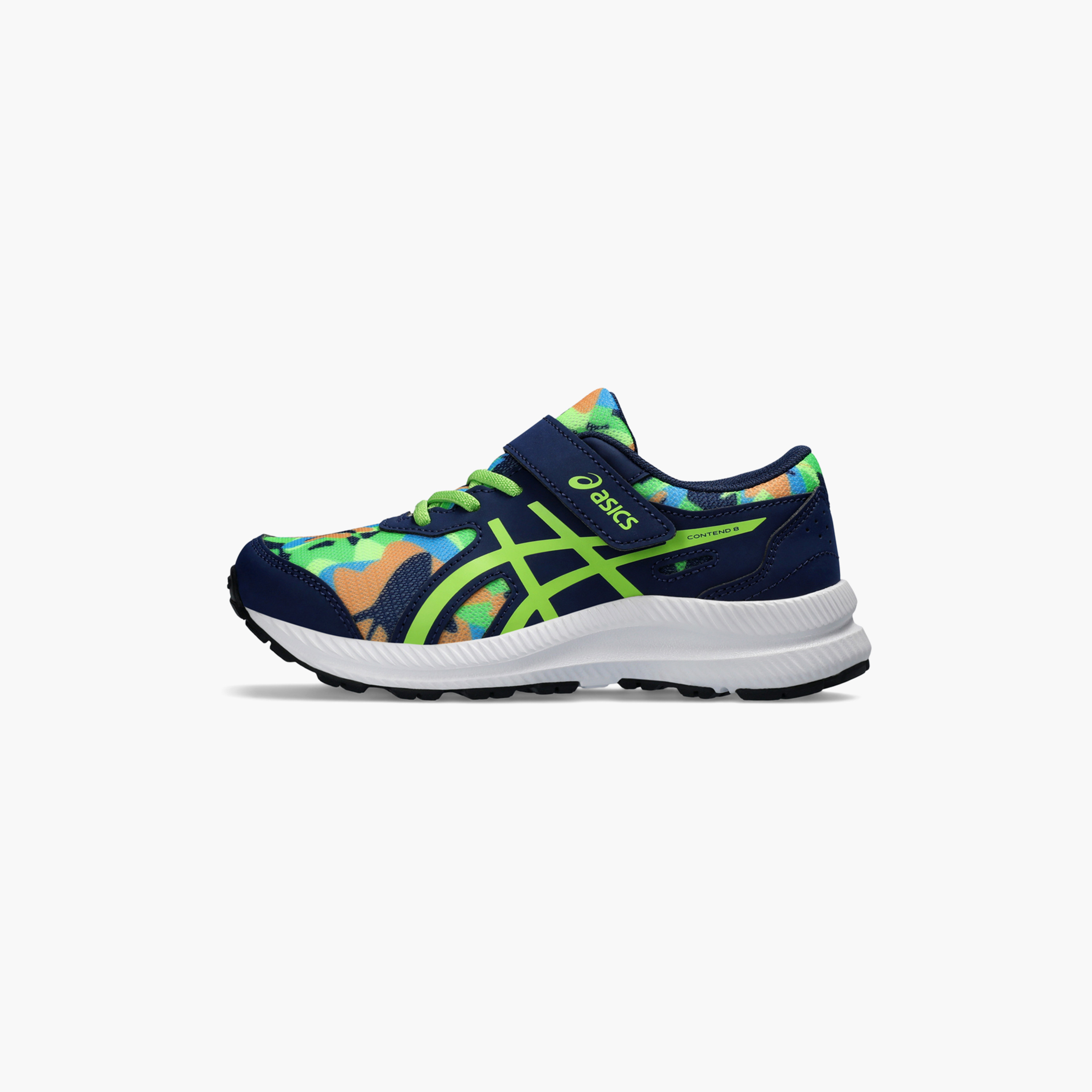 Asics Boys Contend 8 Hook & Loop Durable Running Shoes-sports-boys-shoes-image-3