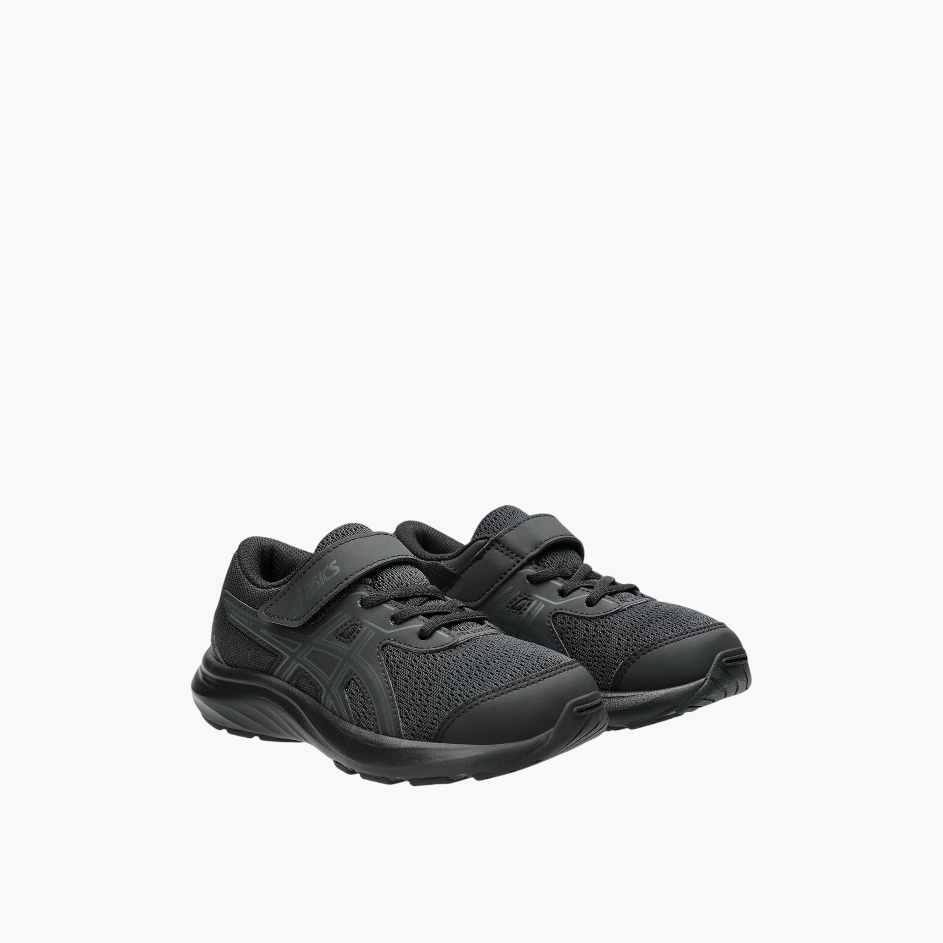 Asics Kids' CONTEND 9 PS School Shoes with Hook and Loop Closure - 1014A338-003-boys-shoes-schoolshoes-image-1