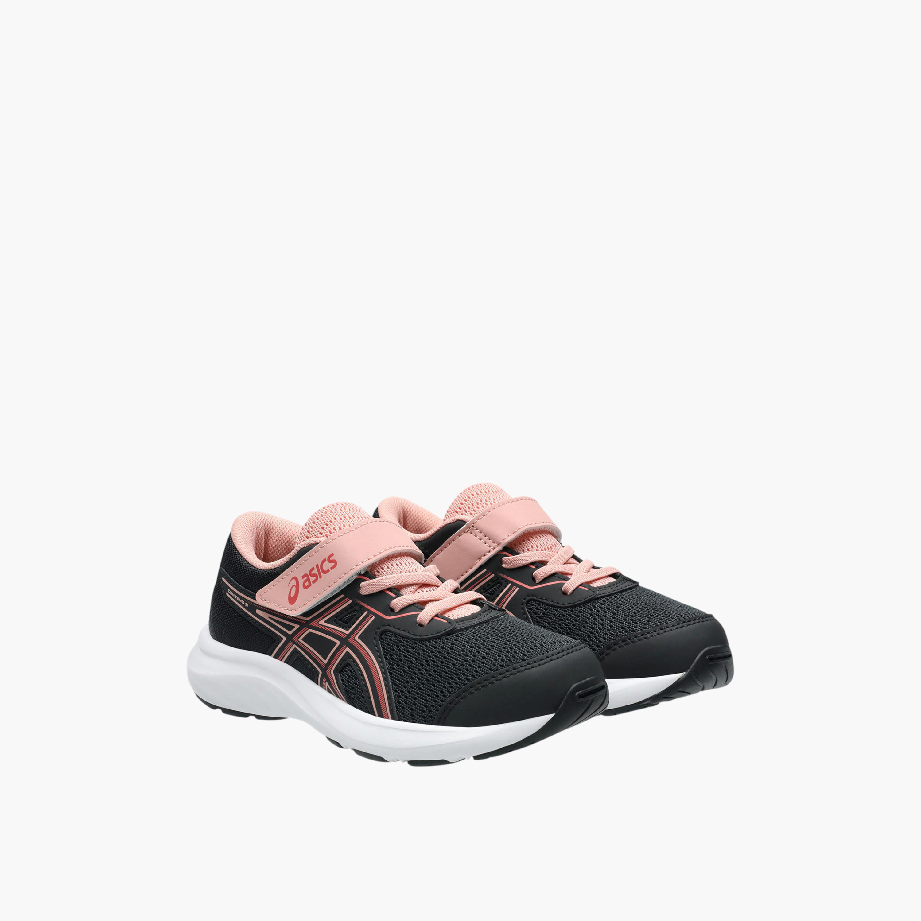 Asics Girls Contend 9 Hook & Loop Walking Shoes-girls-shoes-sports-image-1