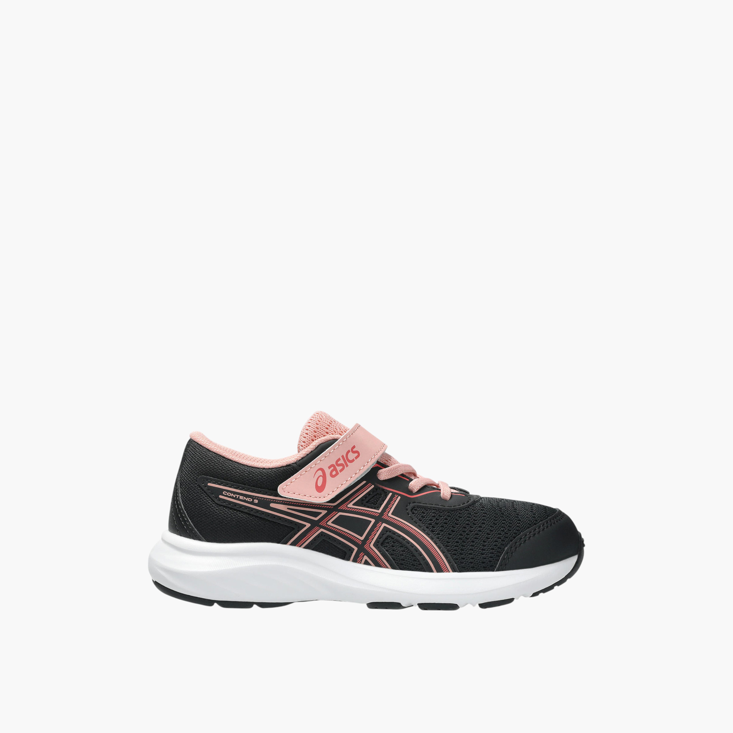 Asics Girls Contend 9 Hook & Loop Walking Shoes-girls-shoes-sports-image-2
