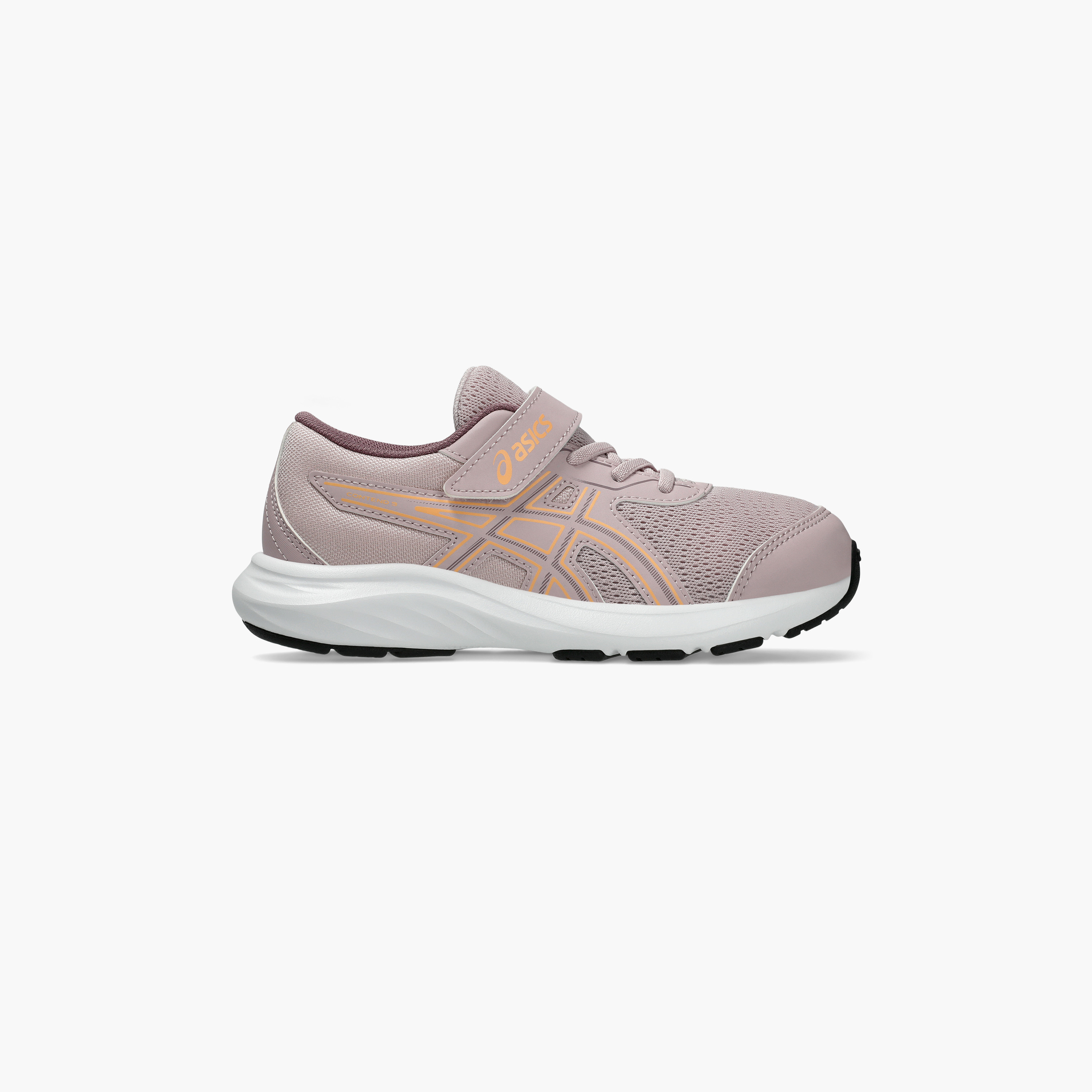 Asics Girls Contend 9 Hook & Loop Running Shoes-girls-shoes-sports-image-2