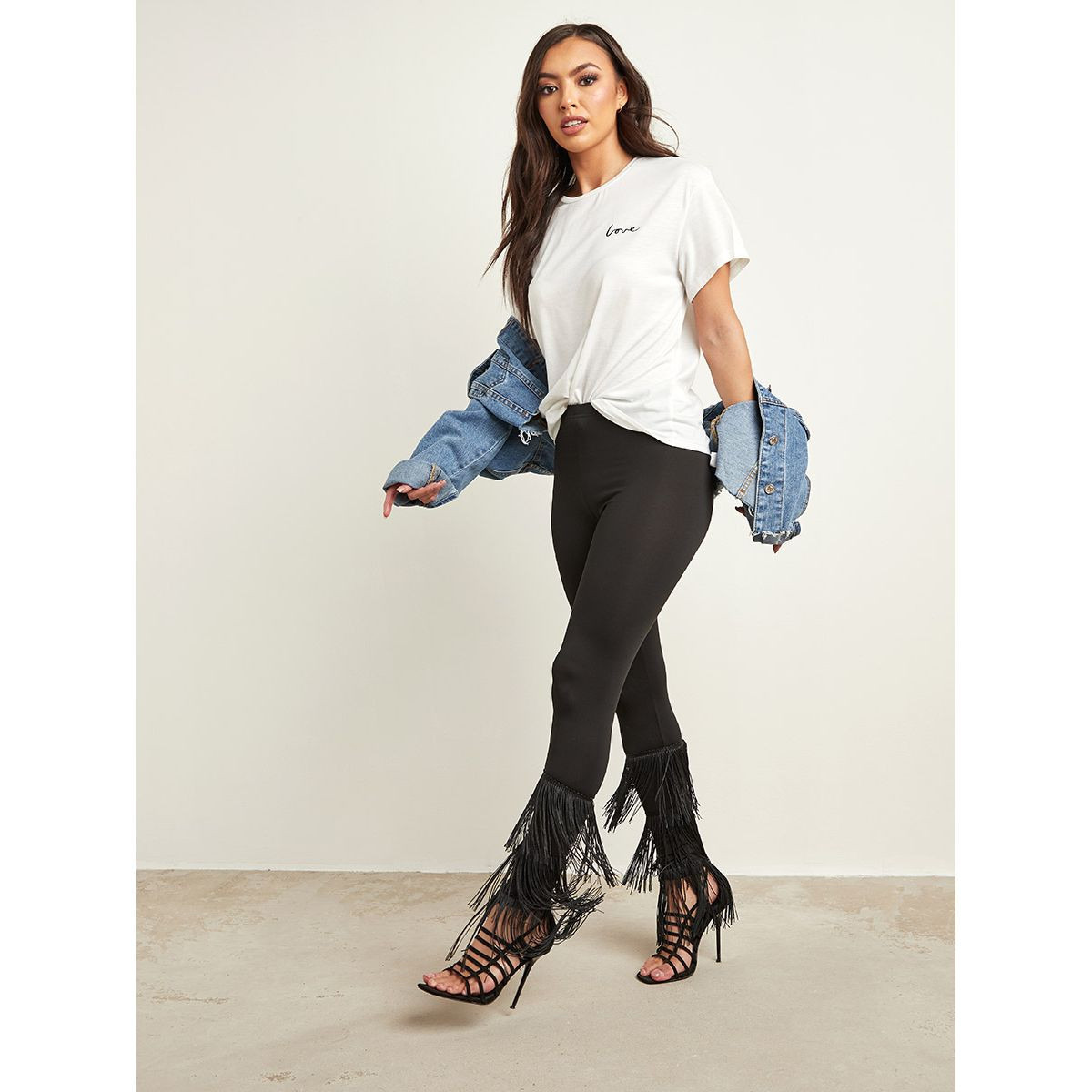 ليقنز سادة خصر عالي بطبقات من ستايلي-women-clothing-bottoms-leggings-image-2