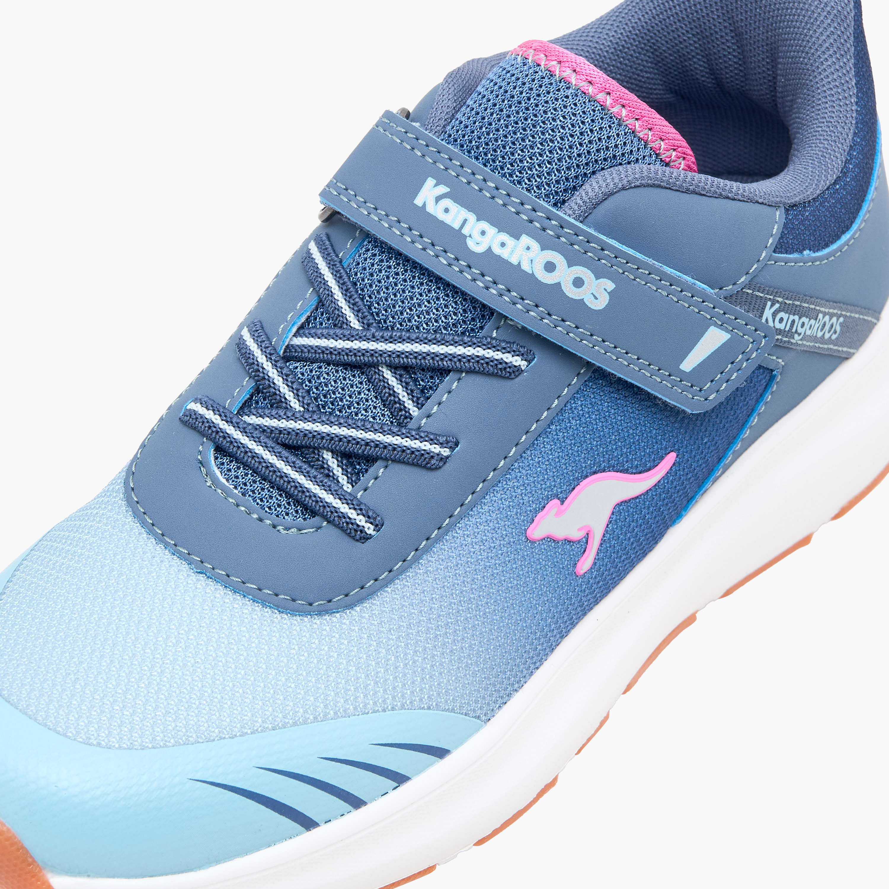 KangaROOS Girls Hook & Loop Sports Shoes-girls-shoes-sports-image-4