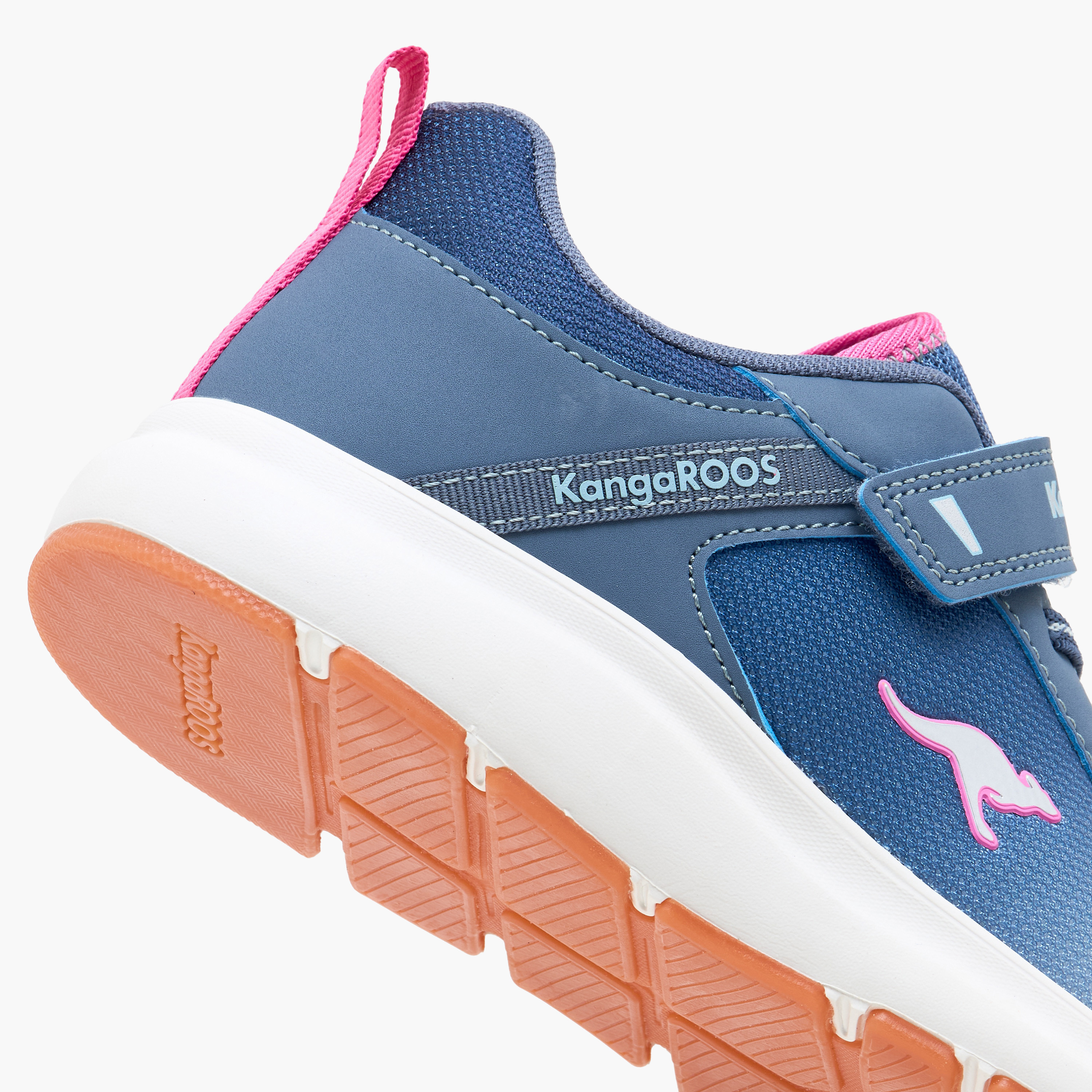 KangaROOS Girls Hook & Loop Sports Shoes-girls-shoes-sports-image-5