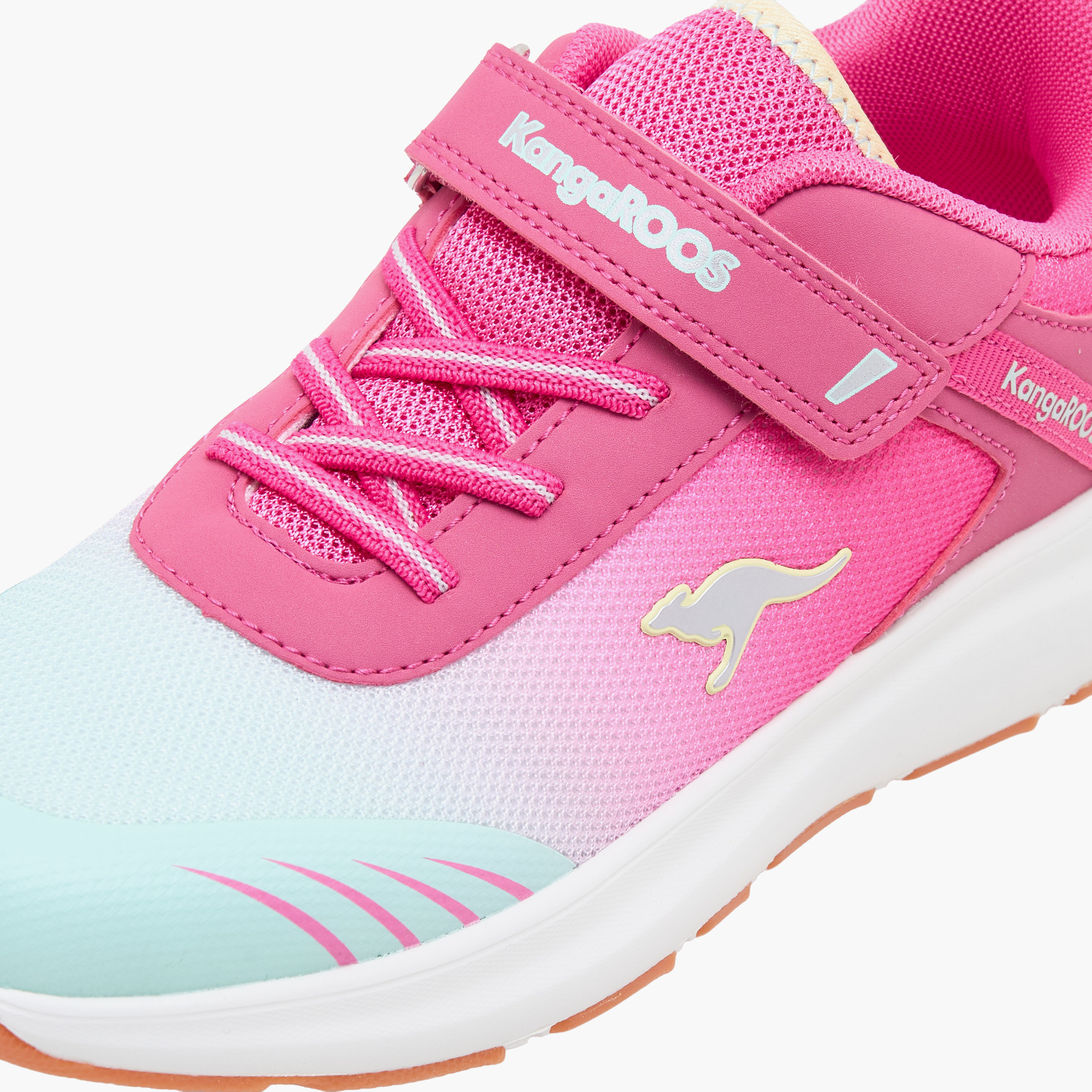 KangaROOS Girls Hook & Loop Sports Shoes-girls-shoes-sports-image-4