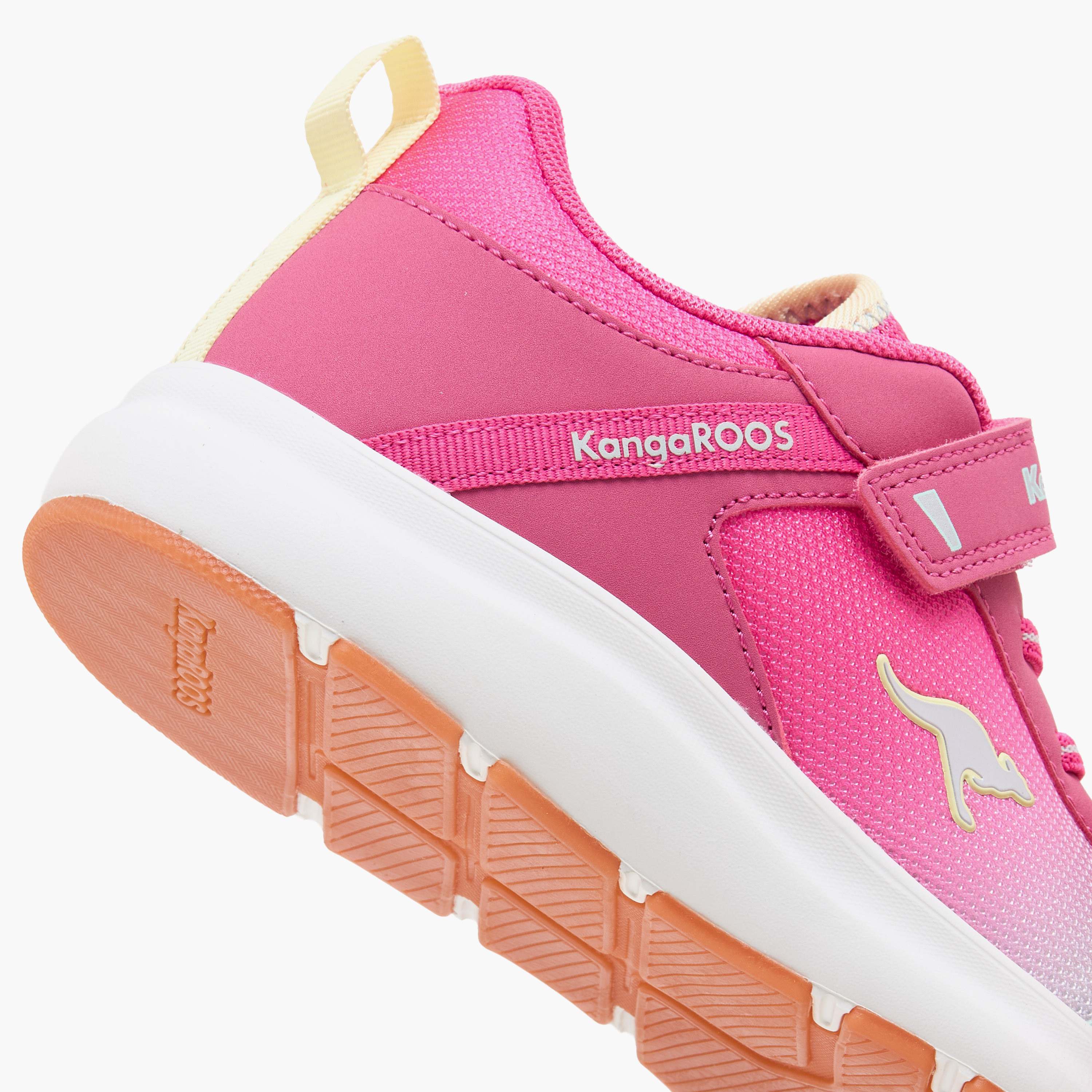 KangaROOS Girls Hook & Loop Sports Shoes-girls-shoes-sports-image-5