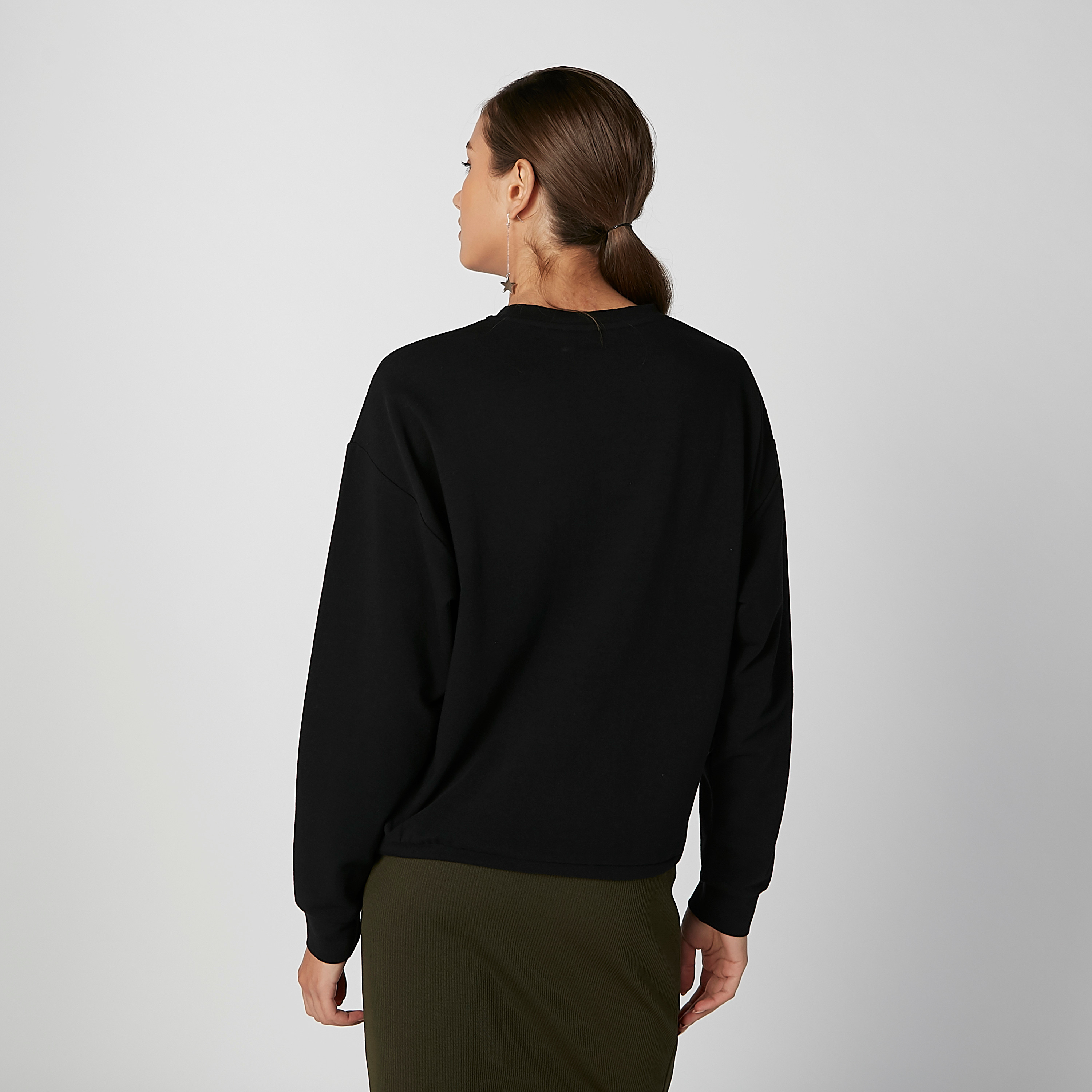 Printed Sweatshirt with Round Neck and Long Sleeves-women-clothing-hoodiesandsweatshirts-sweatshirts-image-4