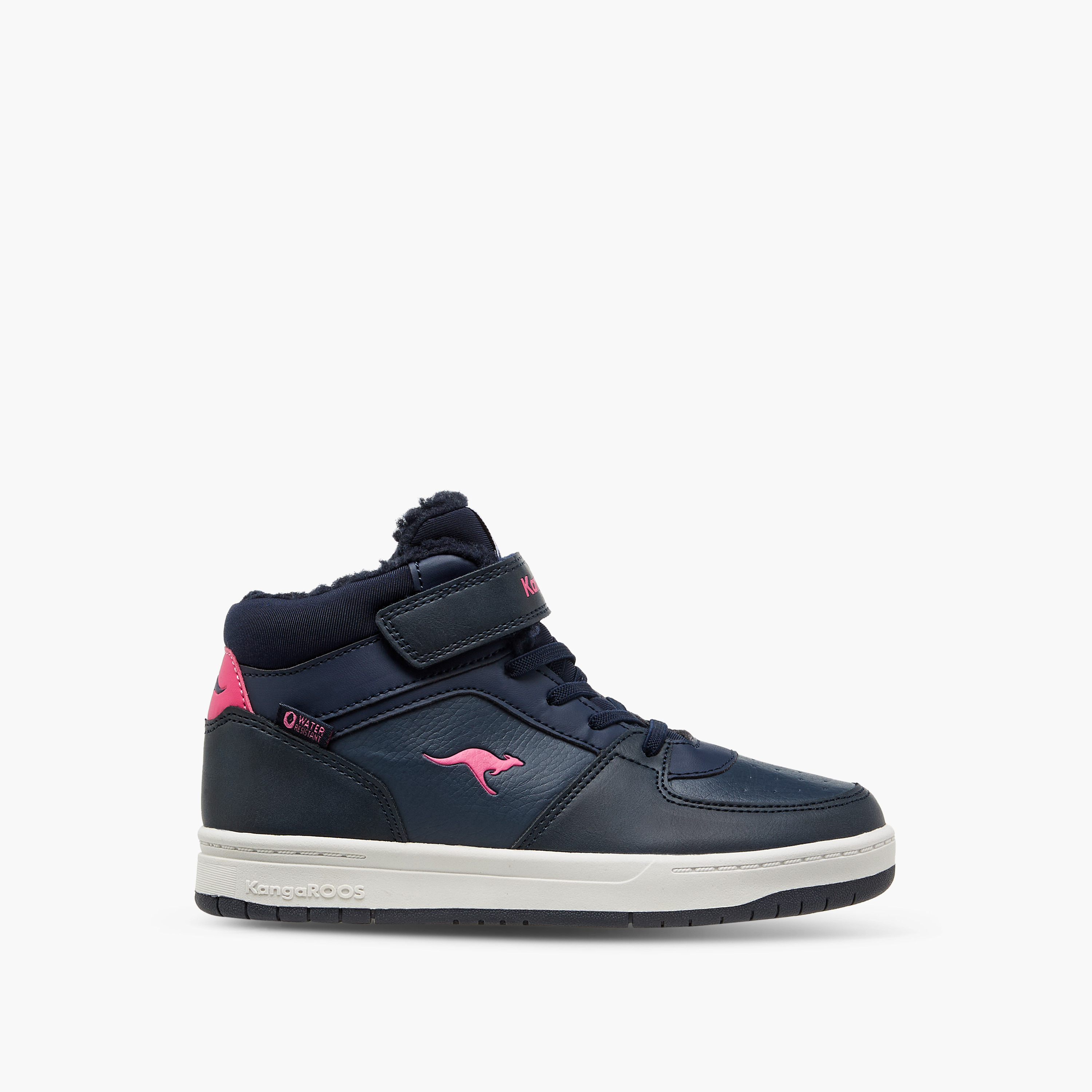 حذاء برقبة عالية وشريط لاصق للبنات من كانجاروس-girls-shoes-sports-image-3