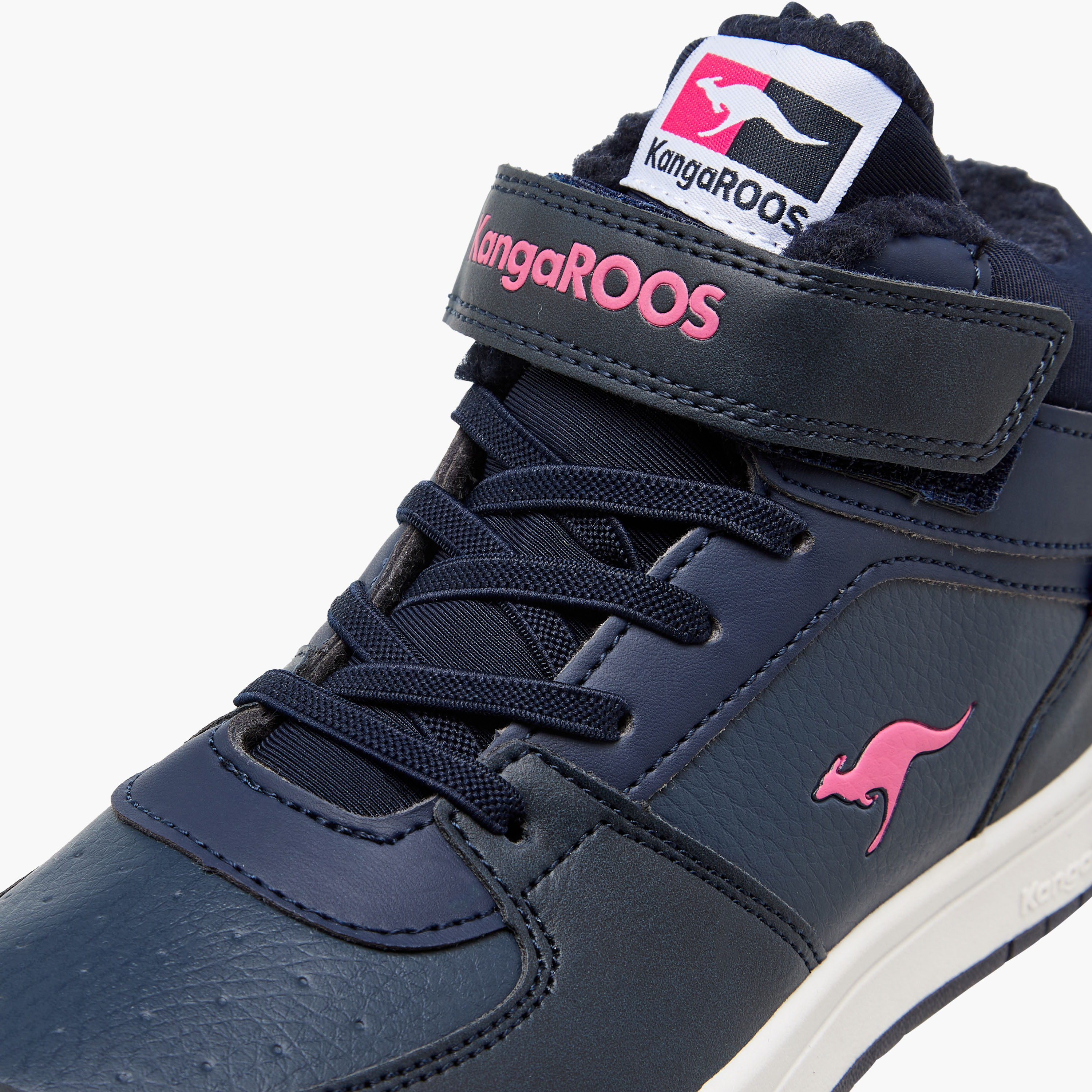 حذاء برقبة عالية وشريط لاصق للبنات من كانجاروس-girls-shoes-sports-image-4