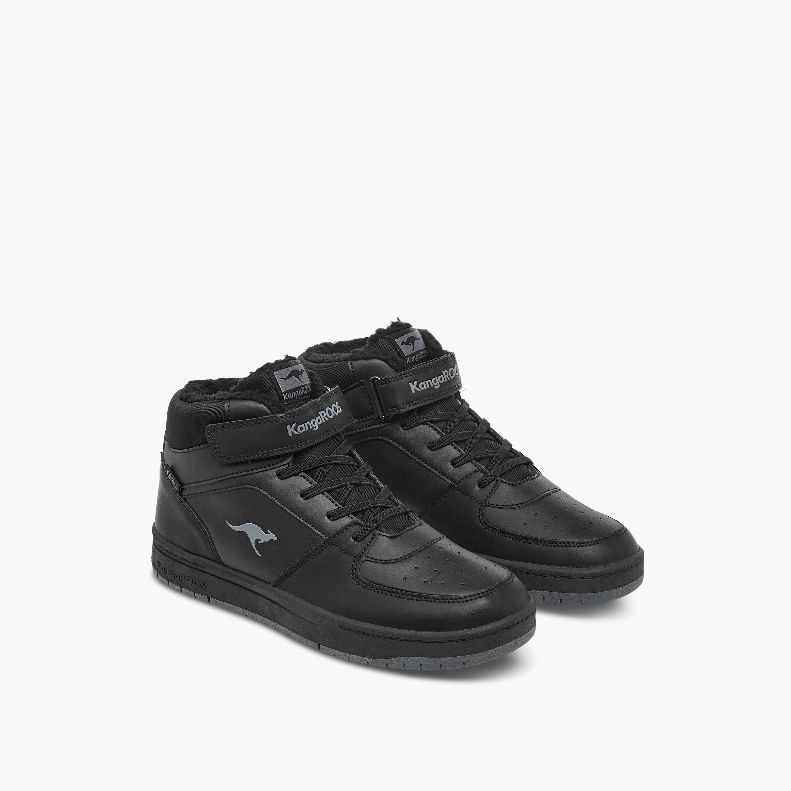 حذاء سنيكرز برقبة عالية وشريط إغلاق لاصق وألواح للنساء من كانجاروس-women-shoes-sneakers-image-1