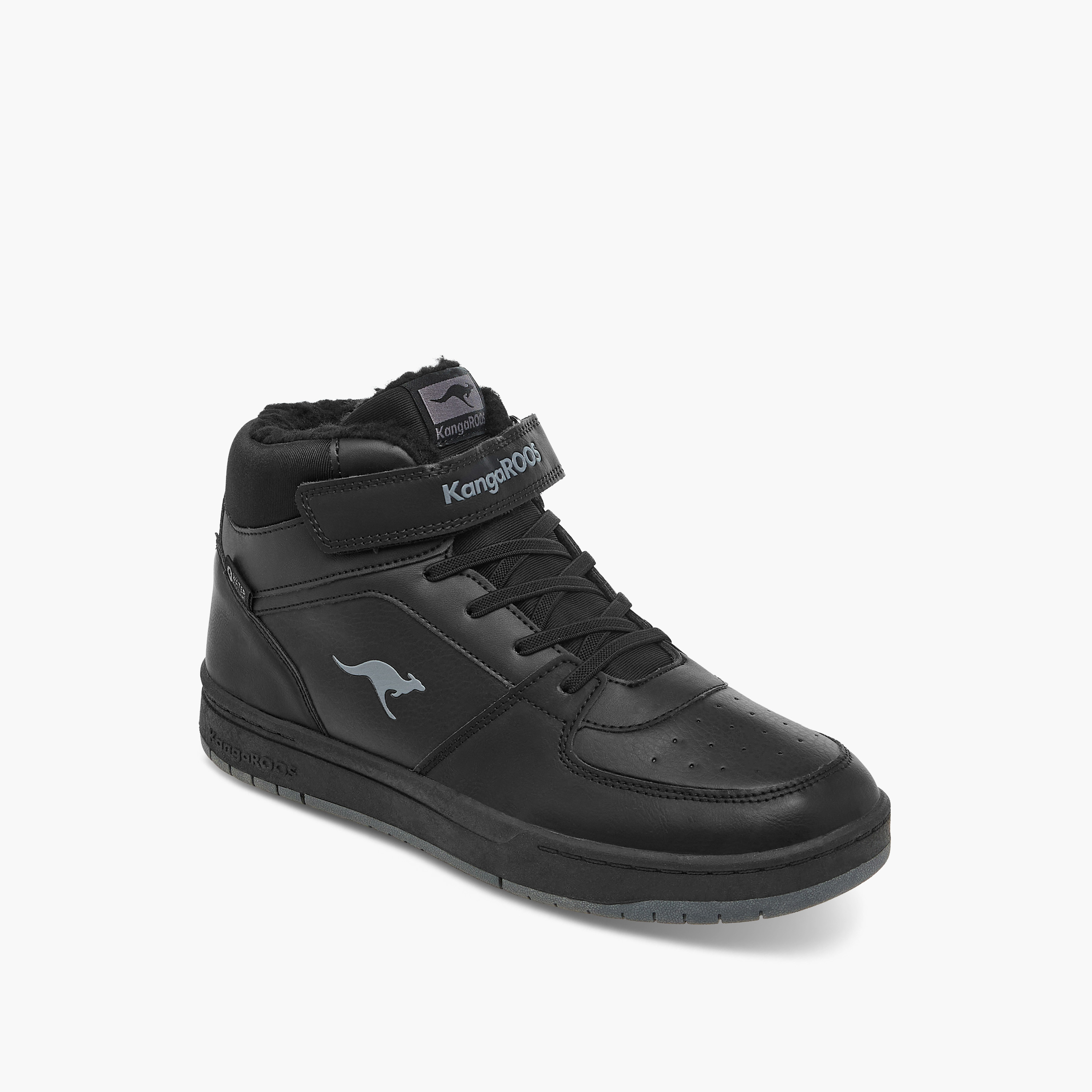حذاء سنيكرز برقبة عالية وشريط إغلاق لاصق وألواح للنساء من كانجاروس-women-shoes-sneakers-image-2