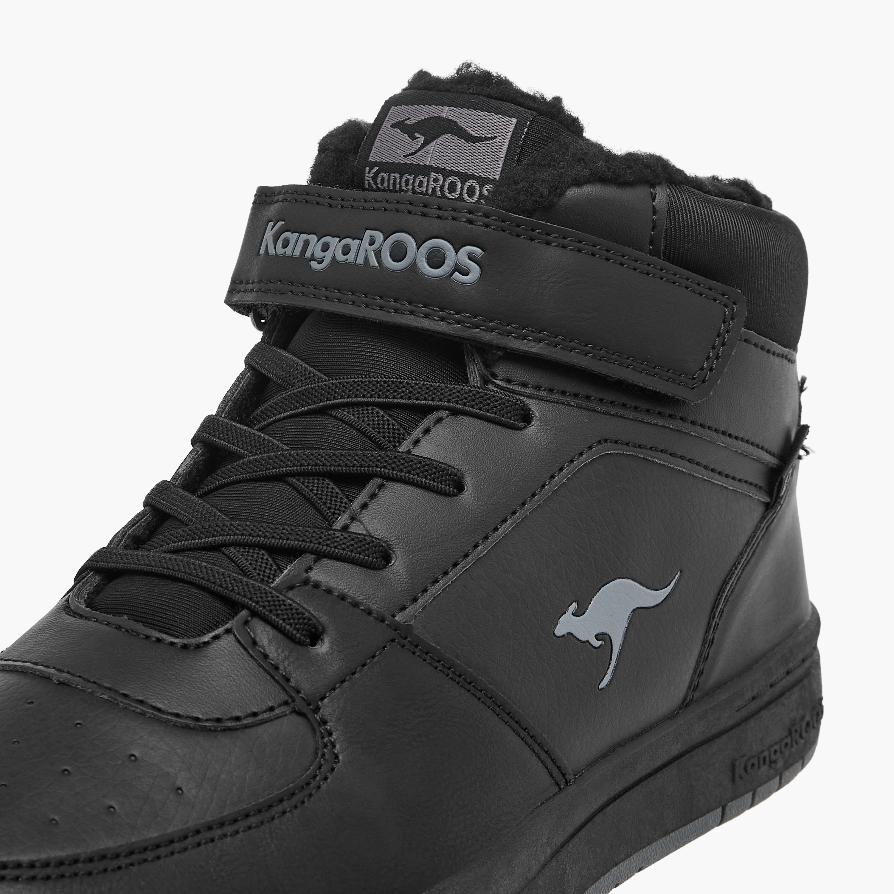 حذاء سنيكرز برقبة عالية وشريط إغلاق لاصق وألواح للنساء من كانجاروس-women-shoes-sneakers-image-4