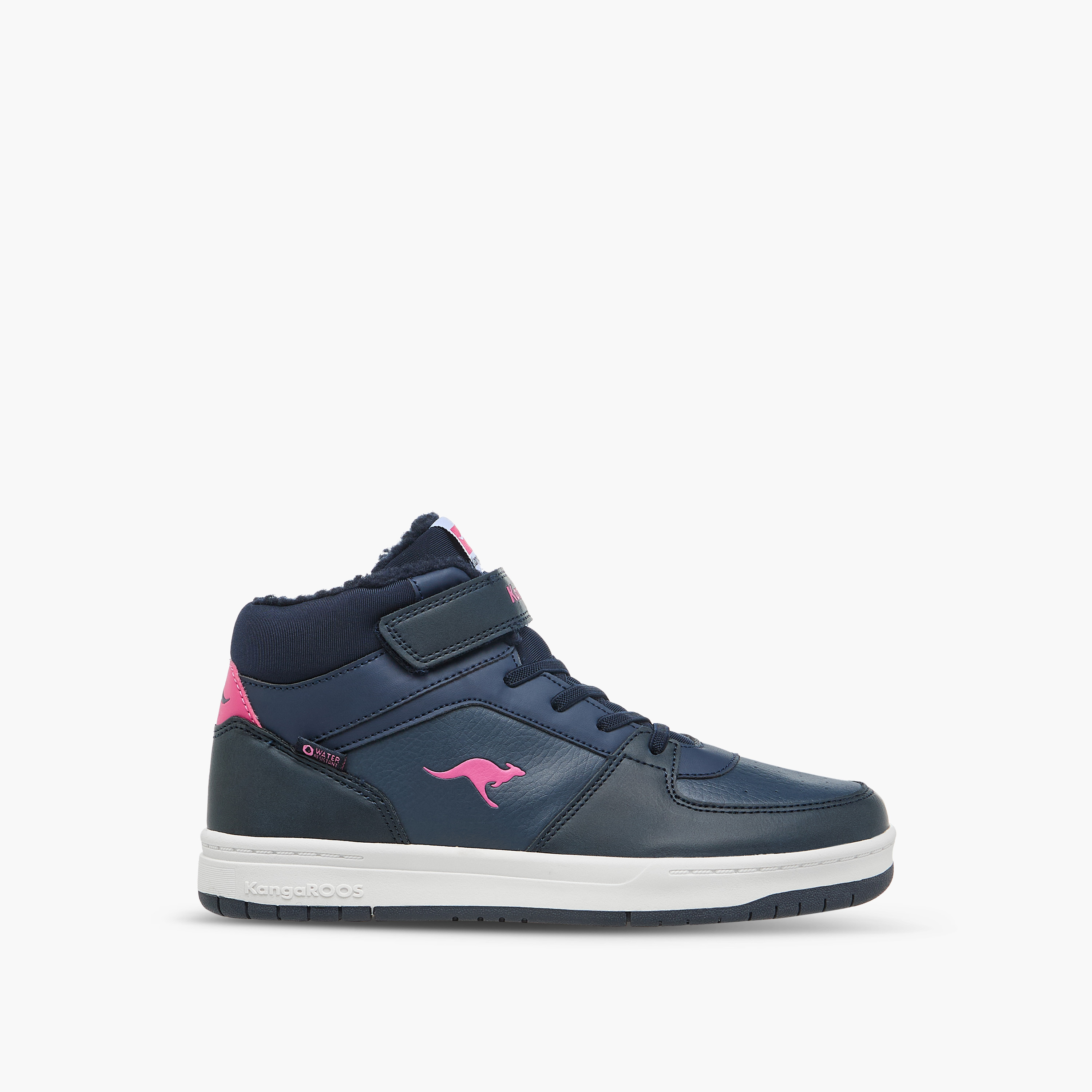 حذاء سنيكرز برقبة عالية وشريط إغلاق لاصق وألواح للنساء من كانجاروس-women-shoes-sneakers-image-3